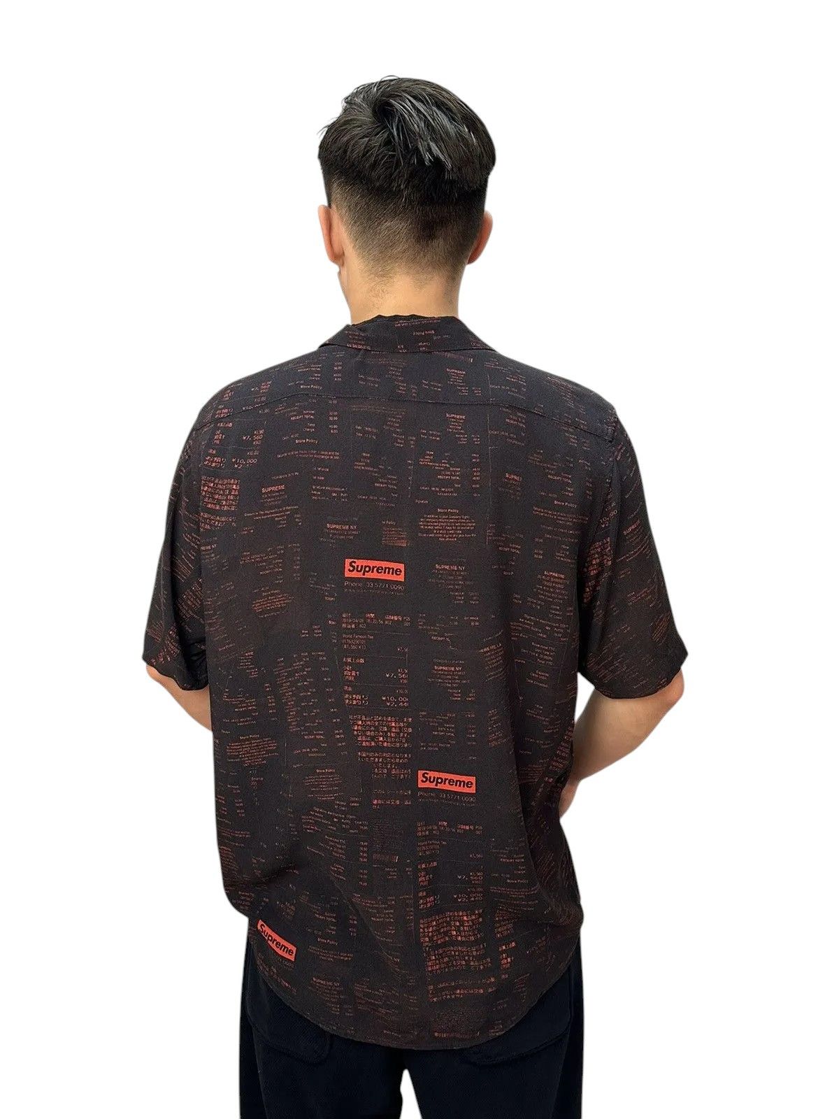 Supreme Supreme Black Button-Up Shirt Vintage Streetwear Hype Style Size US M / EU 48-50 / 2 - 14 Thumbnail