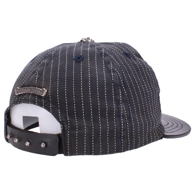 Chrome Hearts Chrome Hearts Tracker Baseball Cap Leather Stripe Size ONE SIZE - 2 Thumbnail