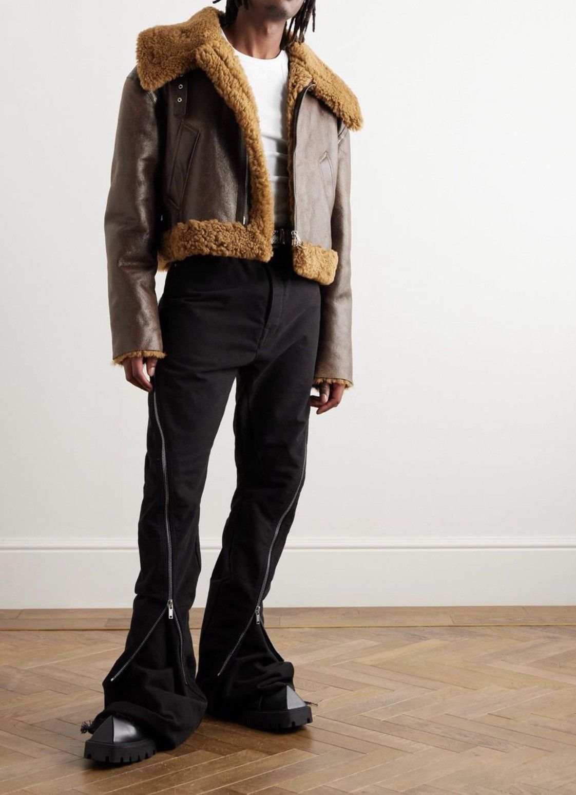 Vetements 🔥GRAIL🔥 $7K VALUE Vetements Leather Shearling Jacket Size US L / EU 52-54 / 3 - 2 Thumbnail