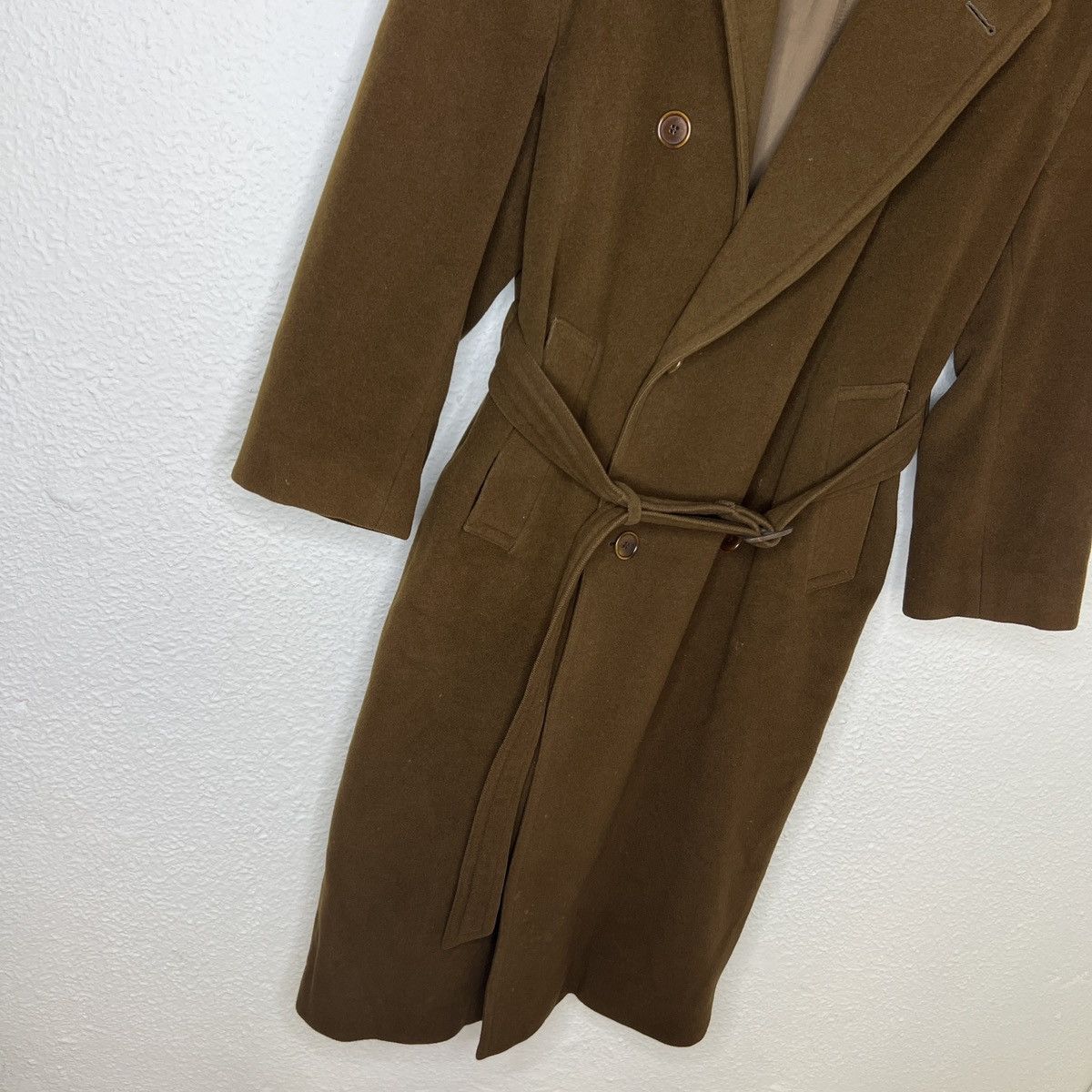 Hugo Boss HUGO BOSS Vintage Wool Double-breasted Coat Brown Size US M / EU 48-50 / 2 - 3 Thumbnail