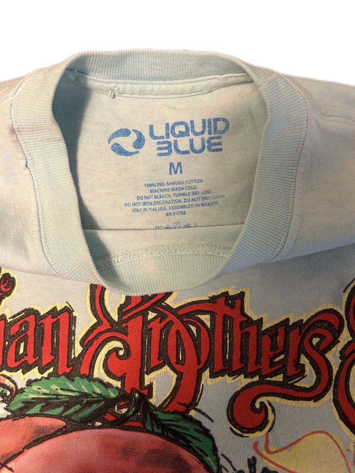 Band Tees × Liquid Blue × Vintage 1997 Allmans Brothers AOP Band Tee Size US M / EU 48-50 / 2 - 3 Thumbnail