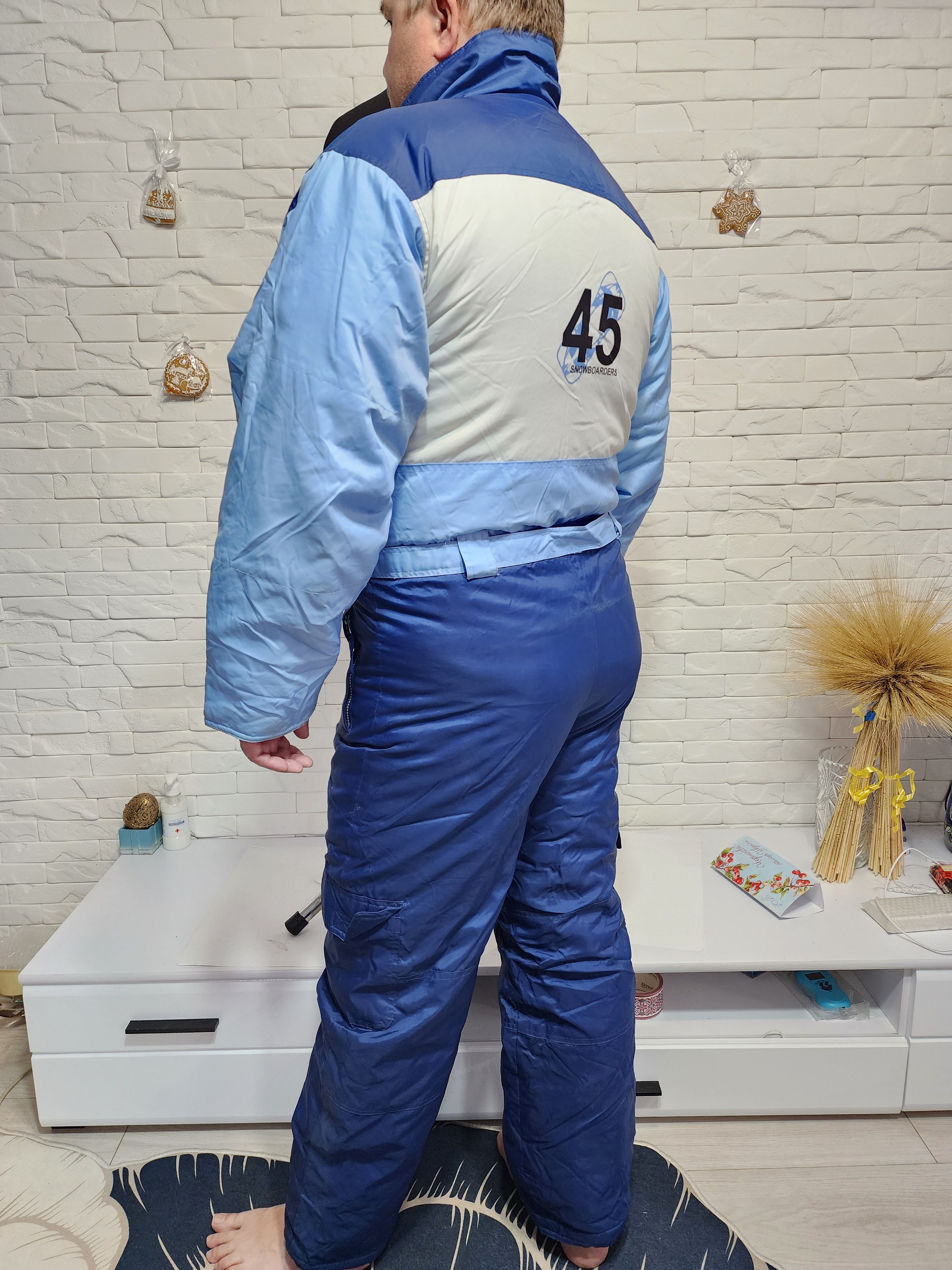 Uniqlo Men's Ski Sports Suit: Blue Warm Activewear. Size US 38 / EU 54 - 5 Thumbnail