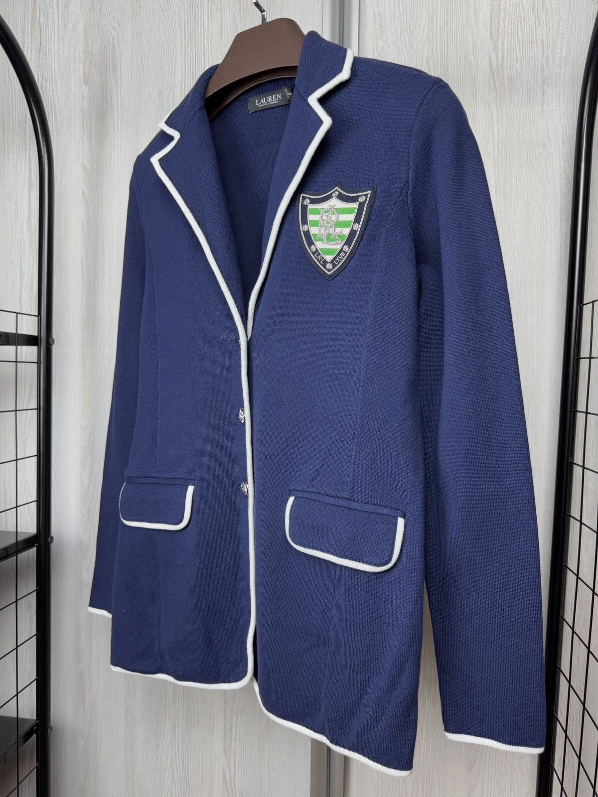 Lauren Ralph Lauren Lauren Ralph Lauren Black Label Combed knitted Blazer Crest Size M / US 6-8 / IT 42-44 - 5 Thumbnail