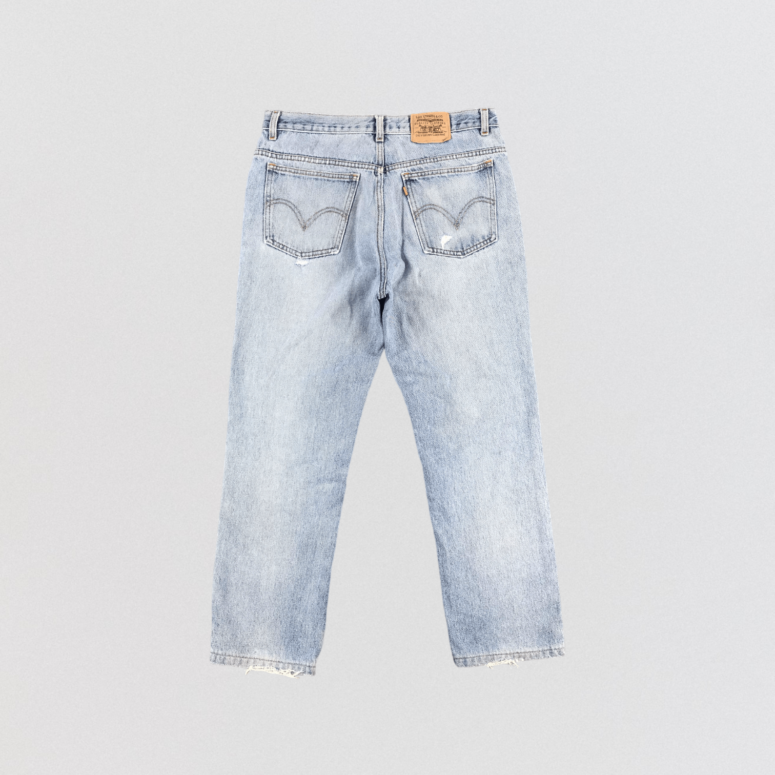 Levi's × Vintage Vintage 90s Light Wash Levis 506 Jeans-JM1879 Size US 33 - 2 Thumbnail