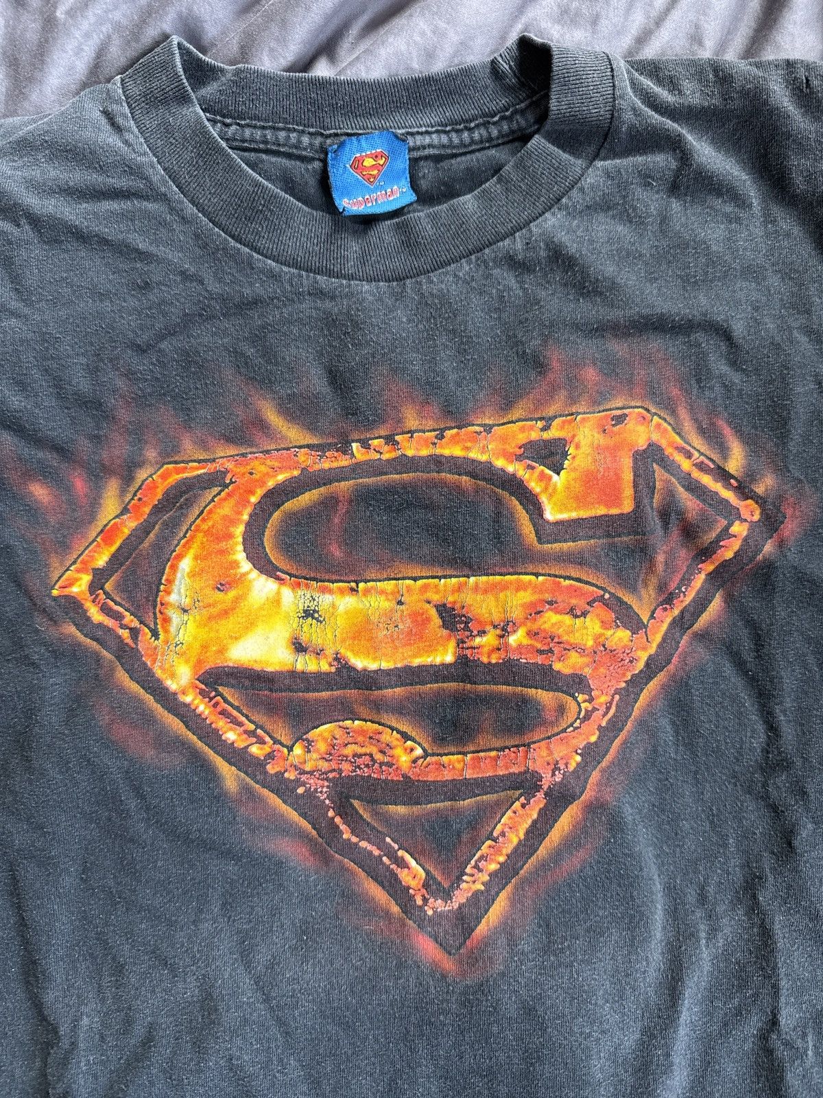Vintage Vintage Superman shirt Size US L / EU 52-54 / 3 - 1 Thumbnail