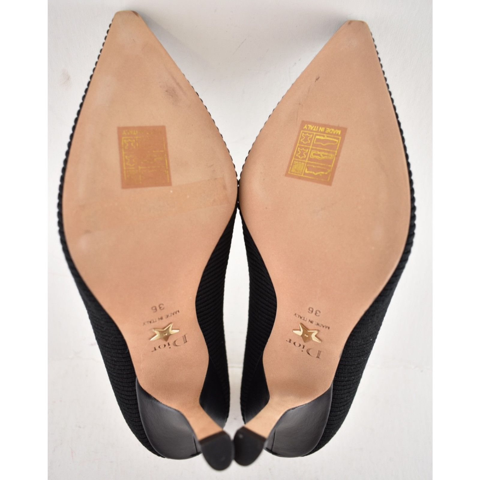 Dior Dior J'adior Jadior Black White Ribbon Logo Embroidered Size US 6 / IT 36 - 17 Thumbnail
