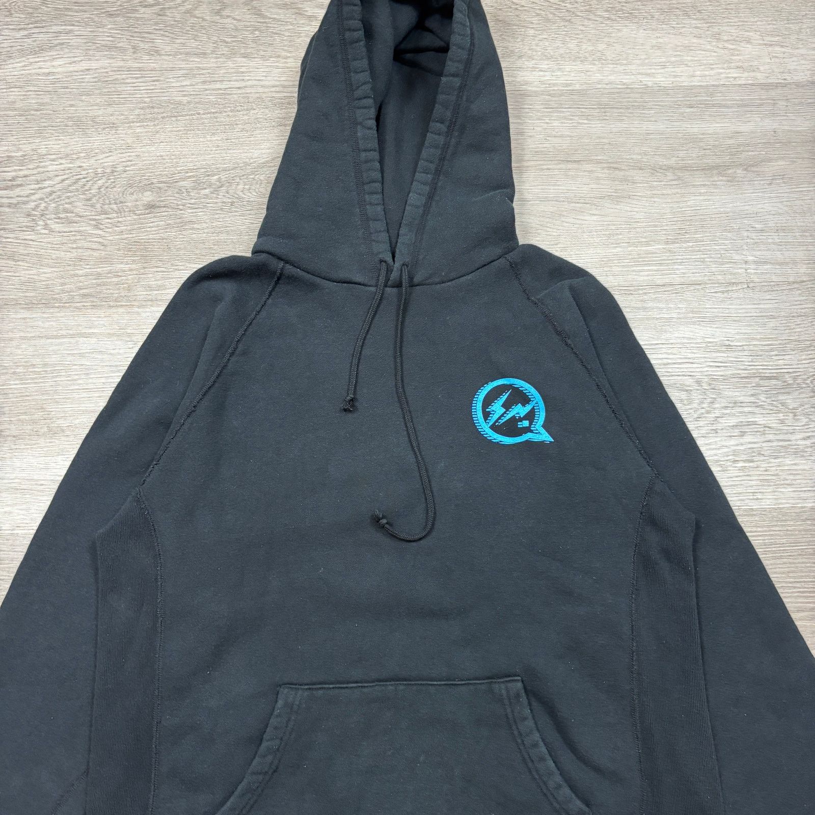 Japanese Brand × Vanquish Denim By Vanquish & Fragment Logo Print Hoodie Men's Large Size US L / EU 52-54 / 3 - 2 Thumbnail