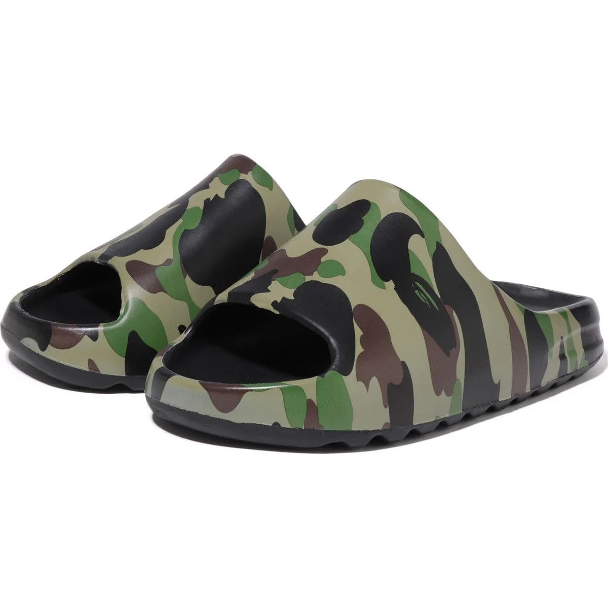 Bape A Bathing Ape 1st Camo Slide Green Size US 10 / EU 43 - 2 Thumbnail