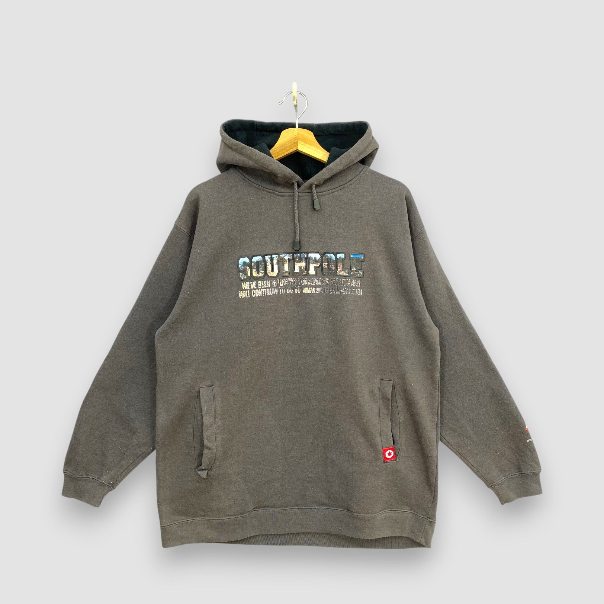 Southpole Vintage Y2K Faded Southpole Pullover Hoodie Sweater Size US L / EU 52-54 / 3 - 1 Thumbnail