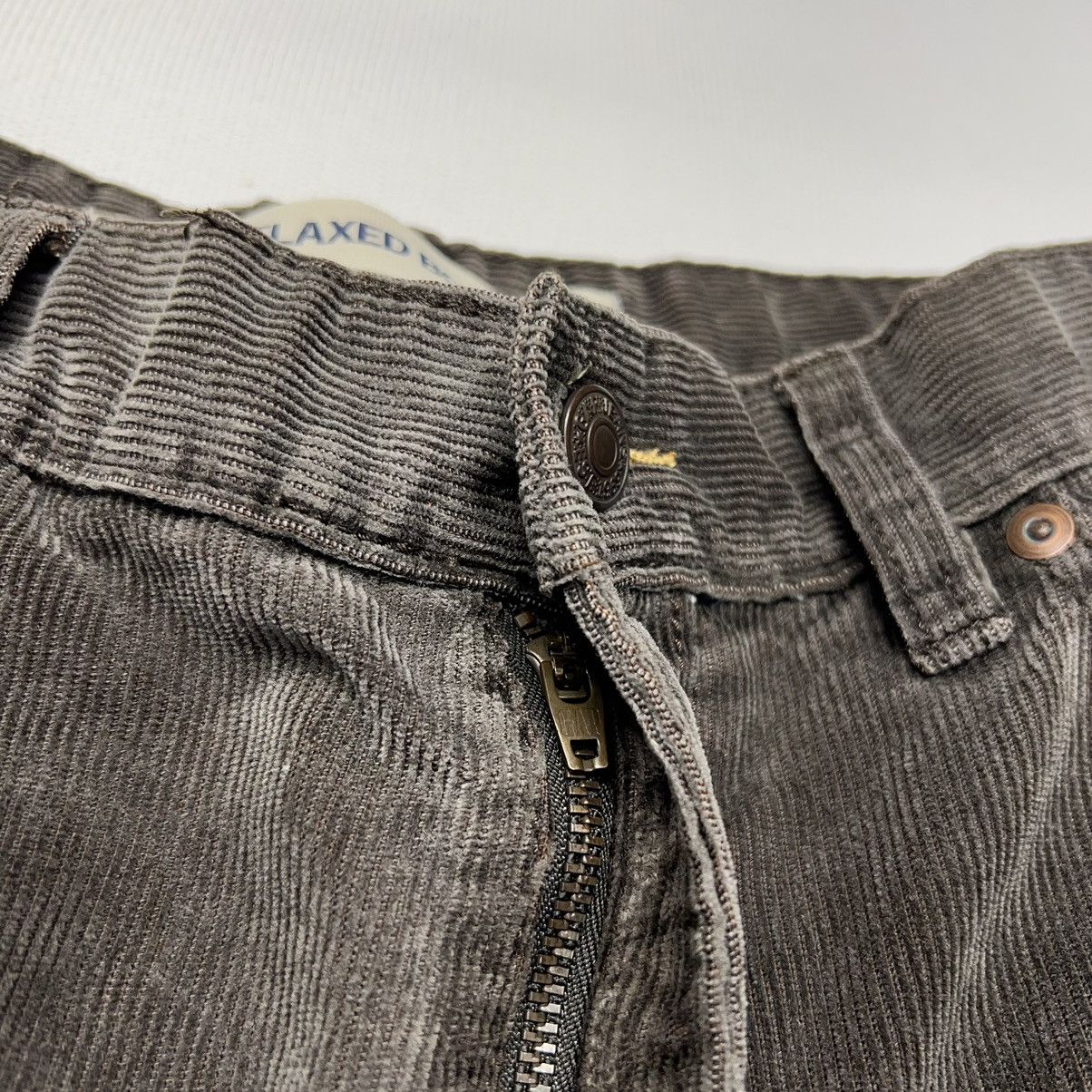 Gap × Vintage Gap Pants Brown Corduroy Relaxed Boot Fit Baggy Grunge Size US 34 / EU 50 - 6 Thumbnail