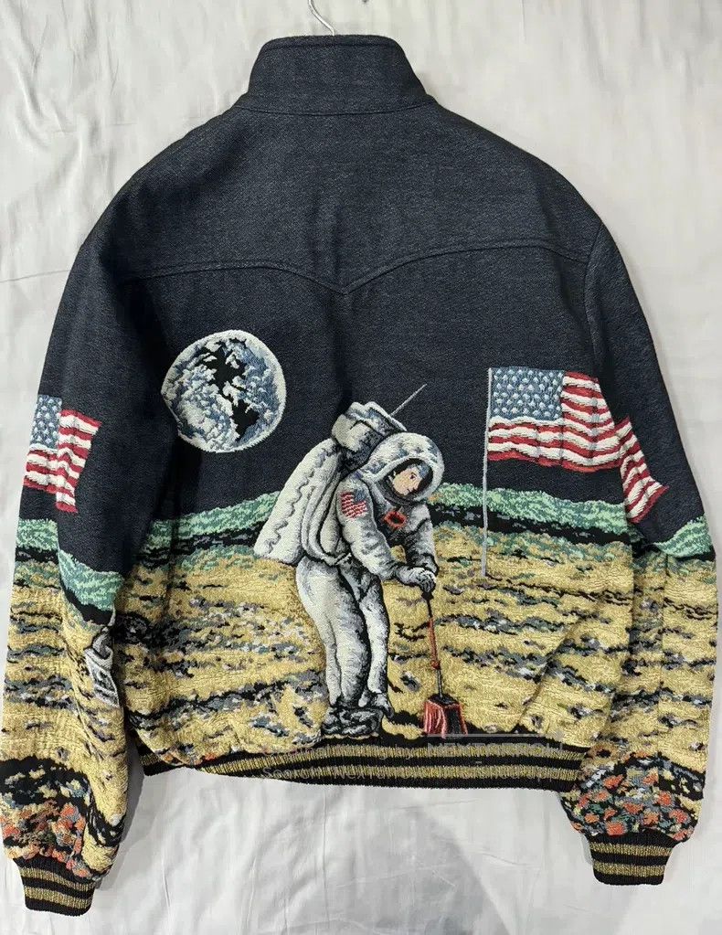 Saint Laurent Paris Saint Laurent Paris Astronaut Moon Landing Jacket Size US M / EU 48-50 / 2 - 3 Thumbnail