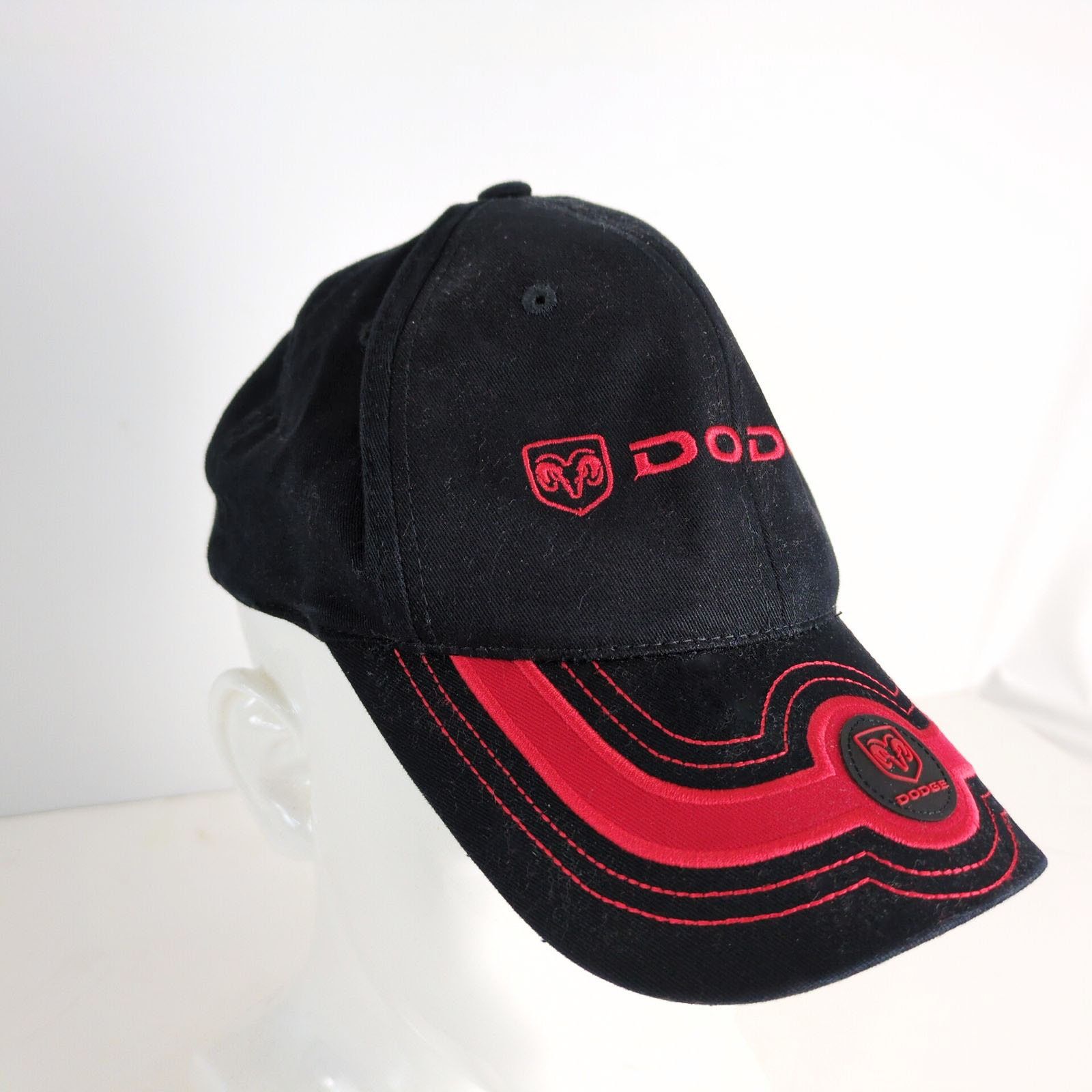 Chrysler 2005 Dodge Ram Black Red Baseball Hat Ball Cap Size ONE SIZE - 3 Thumbnail