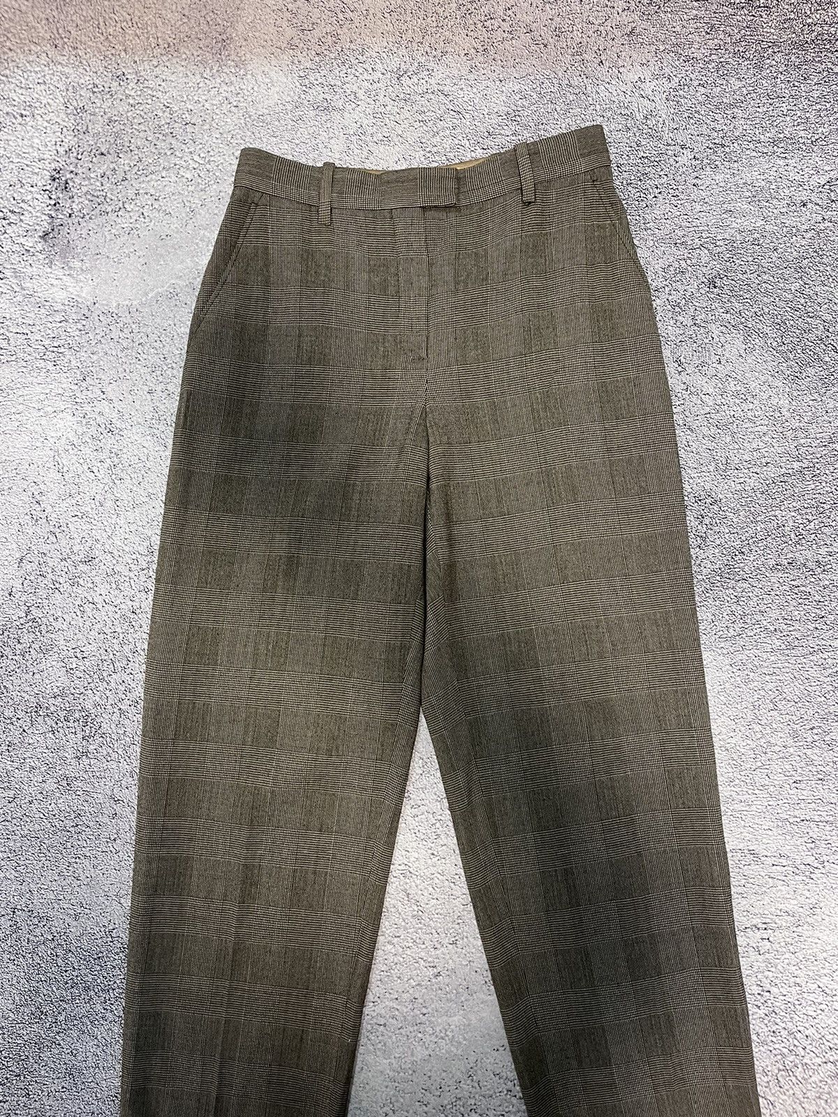 Armani Collezioni Armani Collezioni Women Pants Wool Viscosa Made In Italy Size 30" / US 8 / IT 44 - 2 Thumbnail