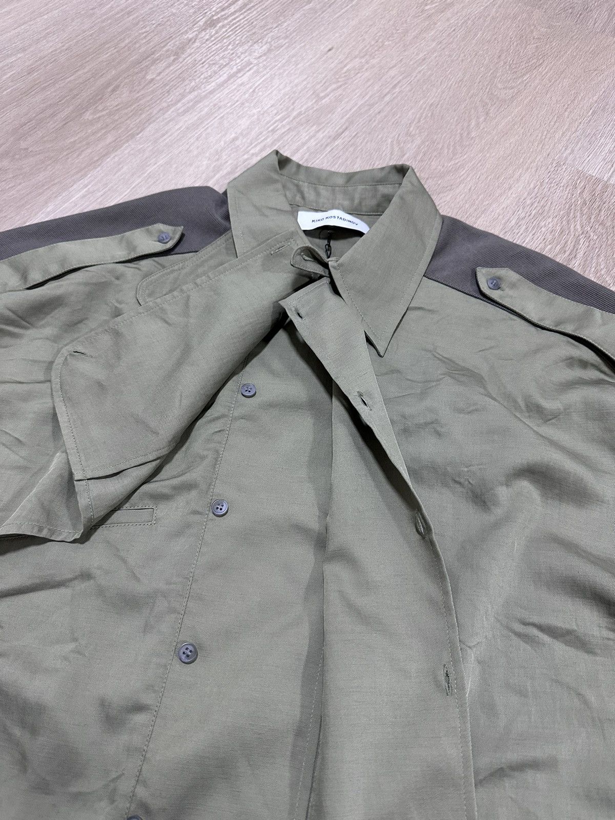 Kiko Kostadinov Kiko Kostadinov Aden Military Shirt Size US M / EU 48-50 / 2 - 5 Thumbnail