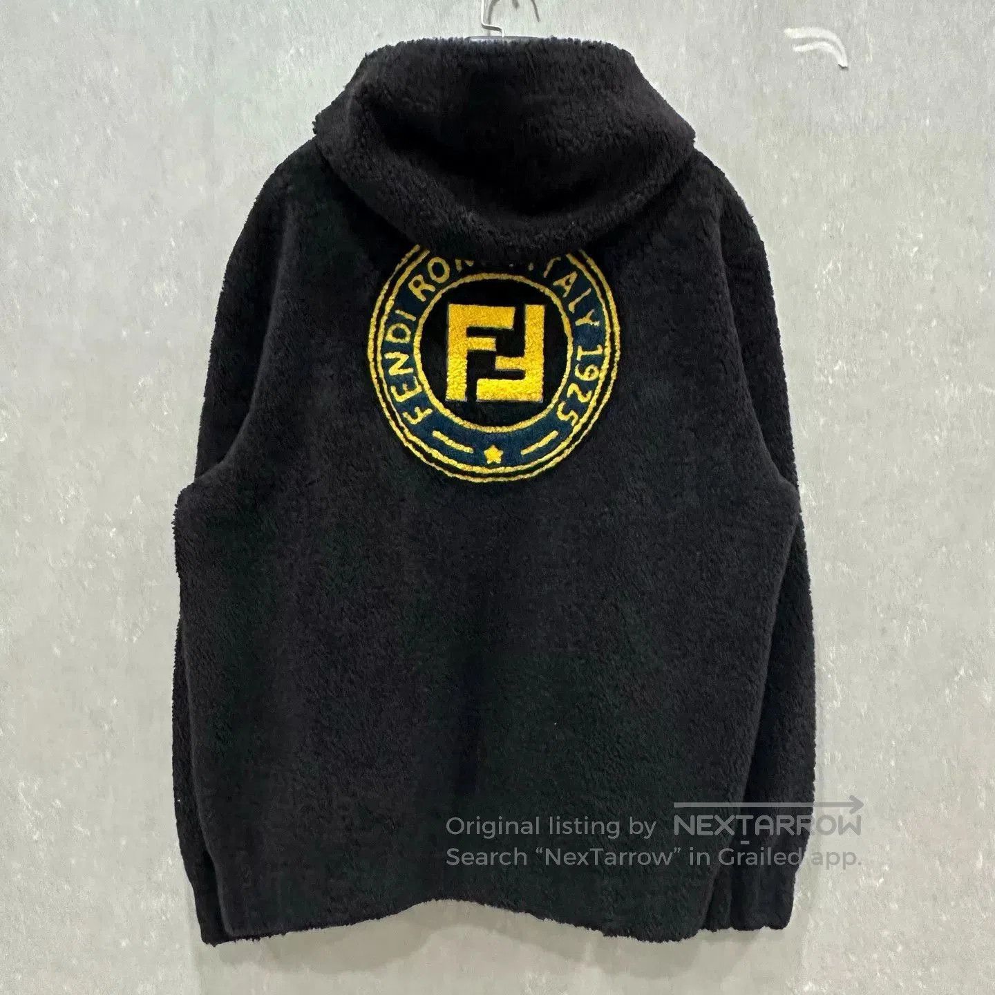 Fendi Fendi Shearling Hooded Jacket with Logo. Size US M / EU 48-50 / 2 - 2 Thumbnail