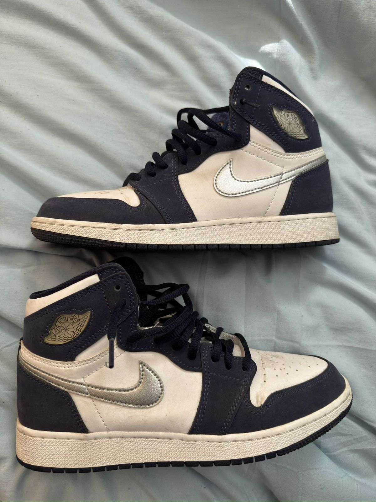 Nike Air Jordan 1 Retro High CO.JP Midnight Navy Size US 7 / EU 40 - 2 Thumbnail