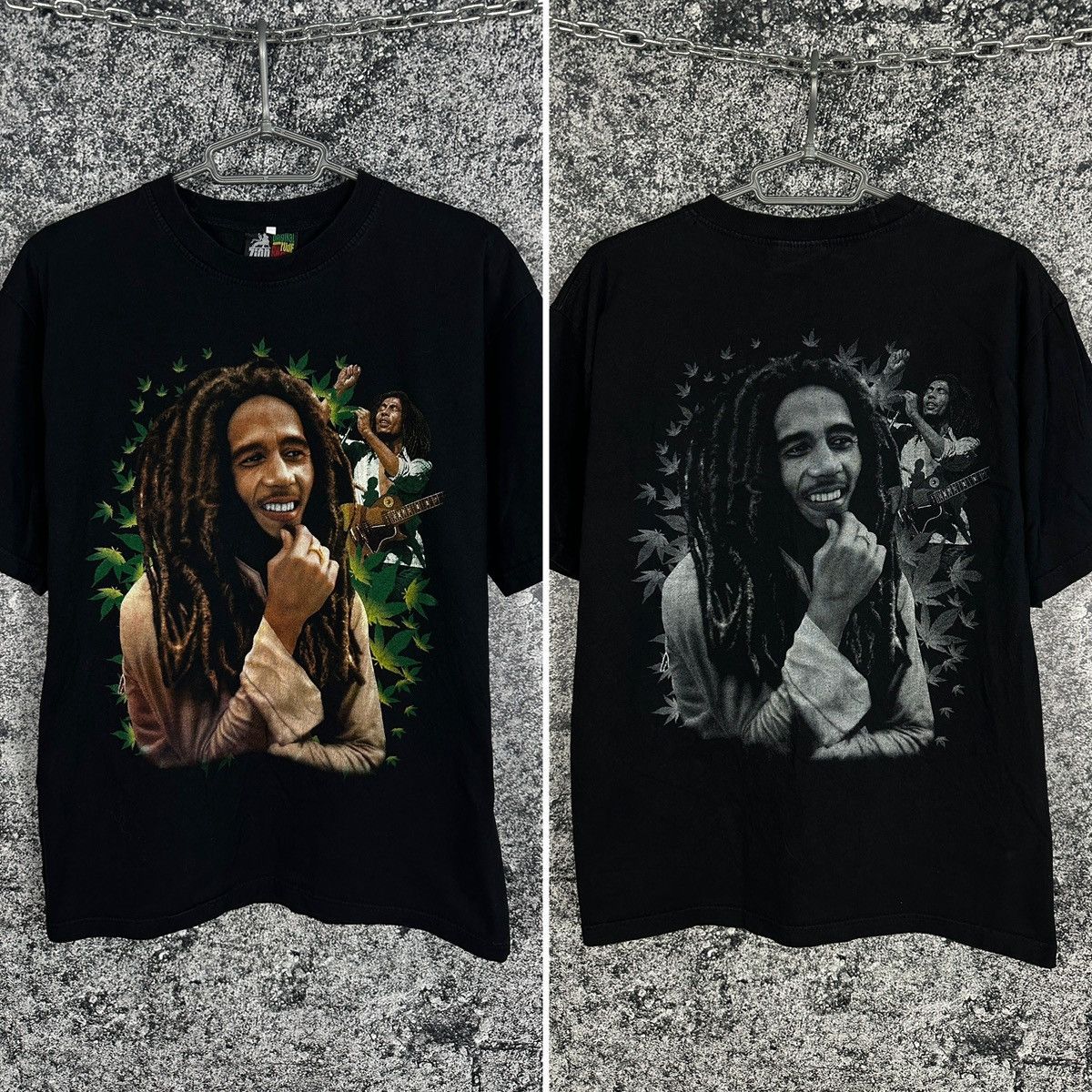 Bob Marley Bob Marley Vintage T-Shirt Band Reggae Music Rasta Size L Size US L / EU 52-54 / 3 - 1 Thumbnail