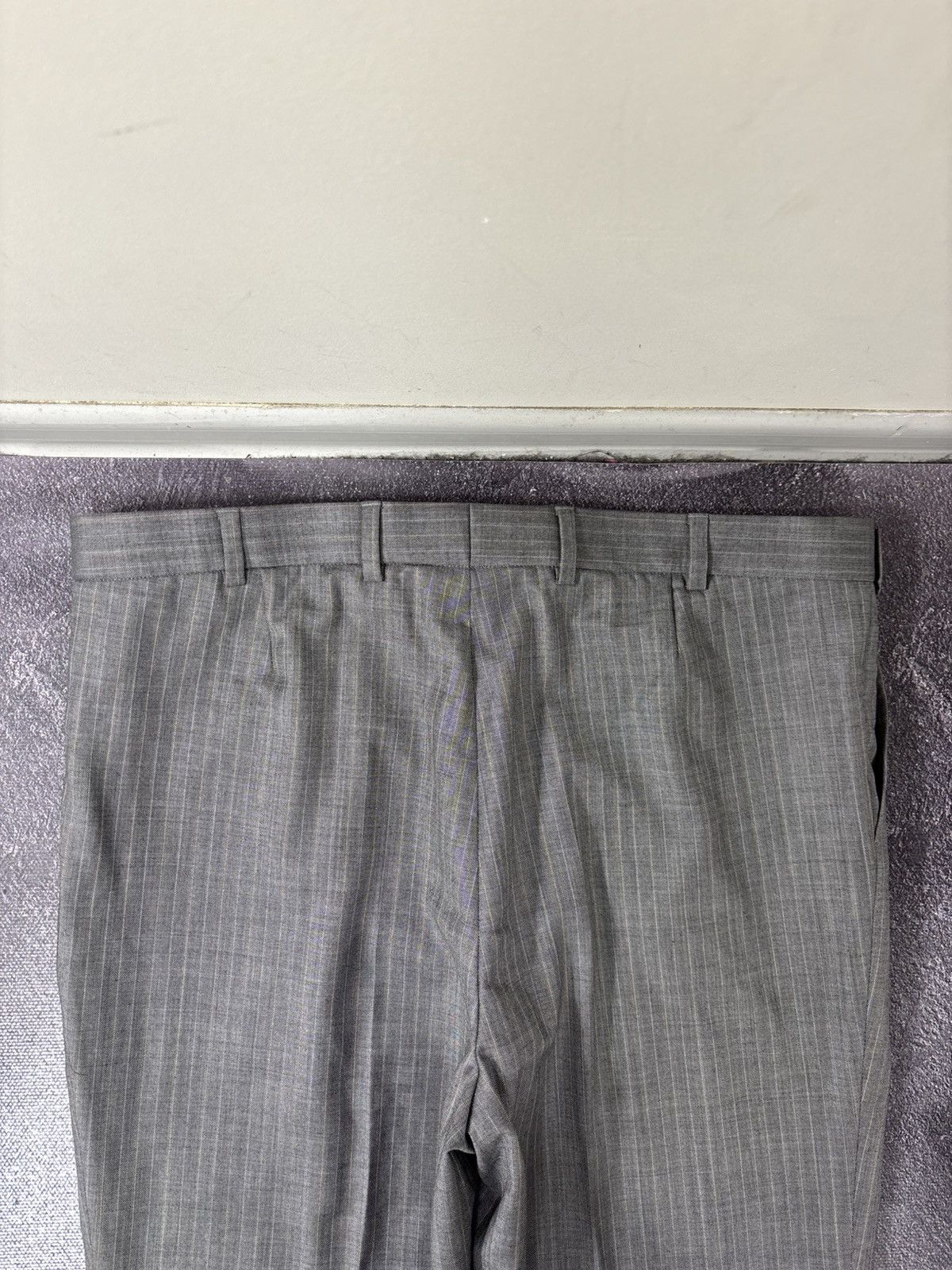 Other Bespoke Dormeuil Men’s 2-Piece Grey Pinstripe Wool Suit Size 52R - 24 Thumbnail