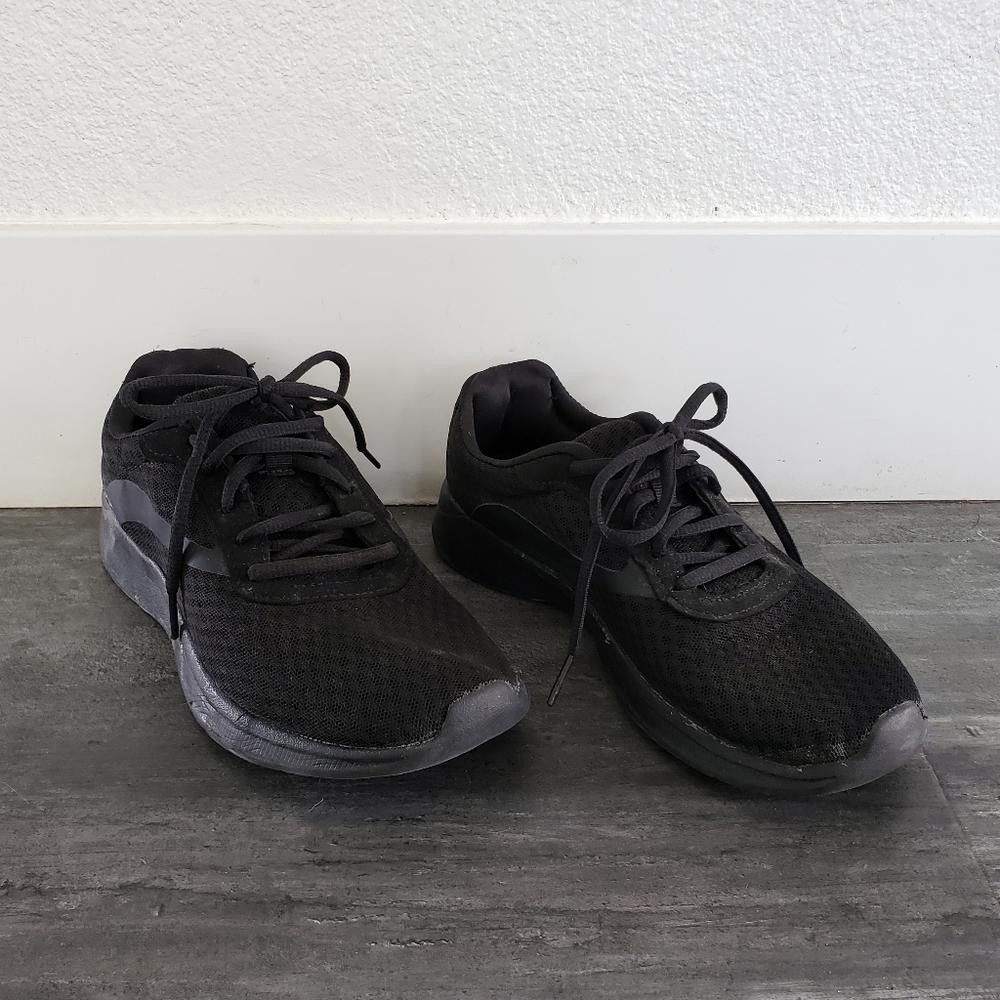 Designer Black Balance Mesh Detailed Sneaks Size US 6.5 / IT 36.5 - 2 Thumbnail