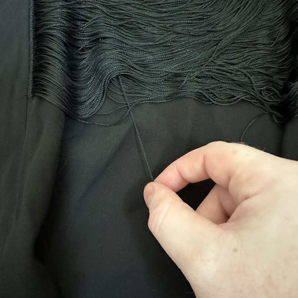 Jil Sander Archive Jil Sander by Raf Simons Spring 2009 Fringe Top Size S / US 4 / IT 40 - 7 Thumbnail