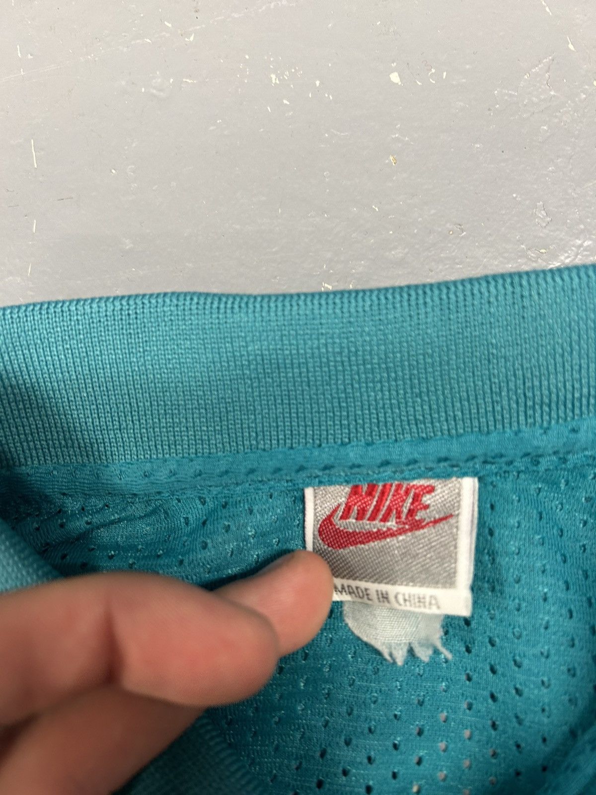 Nike × Vintage Crazy Vintage 90s Essential Blue Nike Mesh Tee Shirt Travis Size US L / EU 52-54 / 3 - 3 Thumbnail