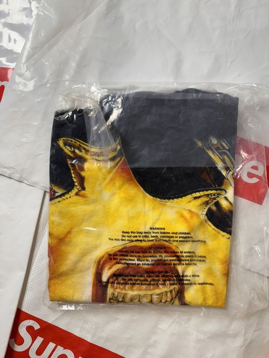 Supreme Supreme Ghost Rider Raglan L/S Top white small size | Grailed