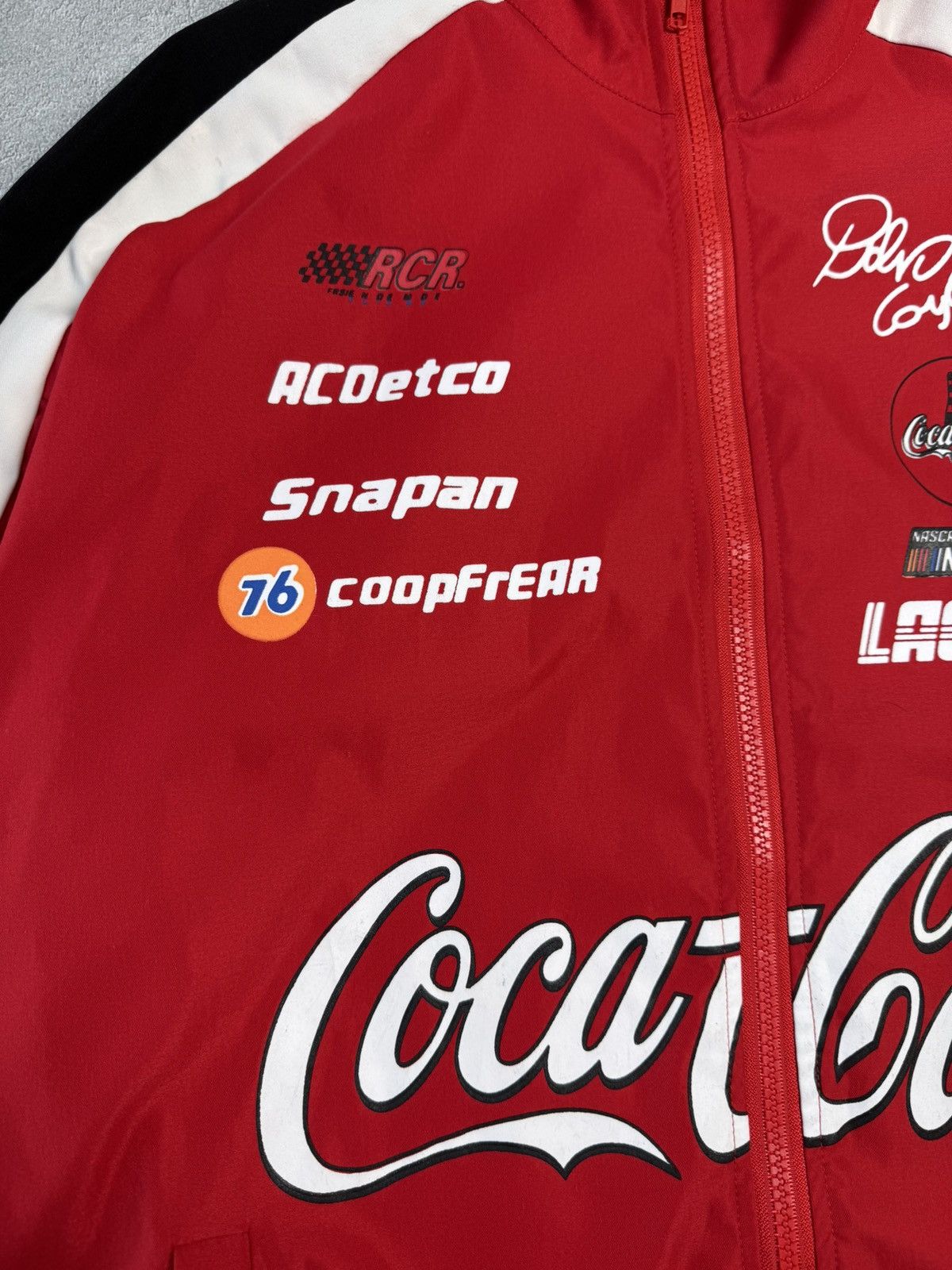 Other Coca Cola NASCAR Zip Up Bomber Jacket Size US M / EU 48-50 / 2 - 5 Thumbnail