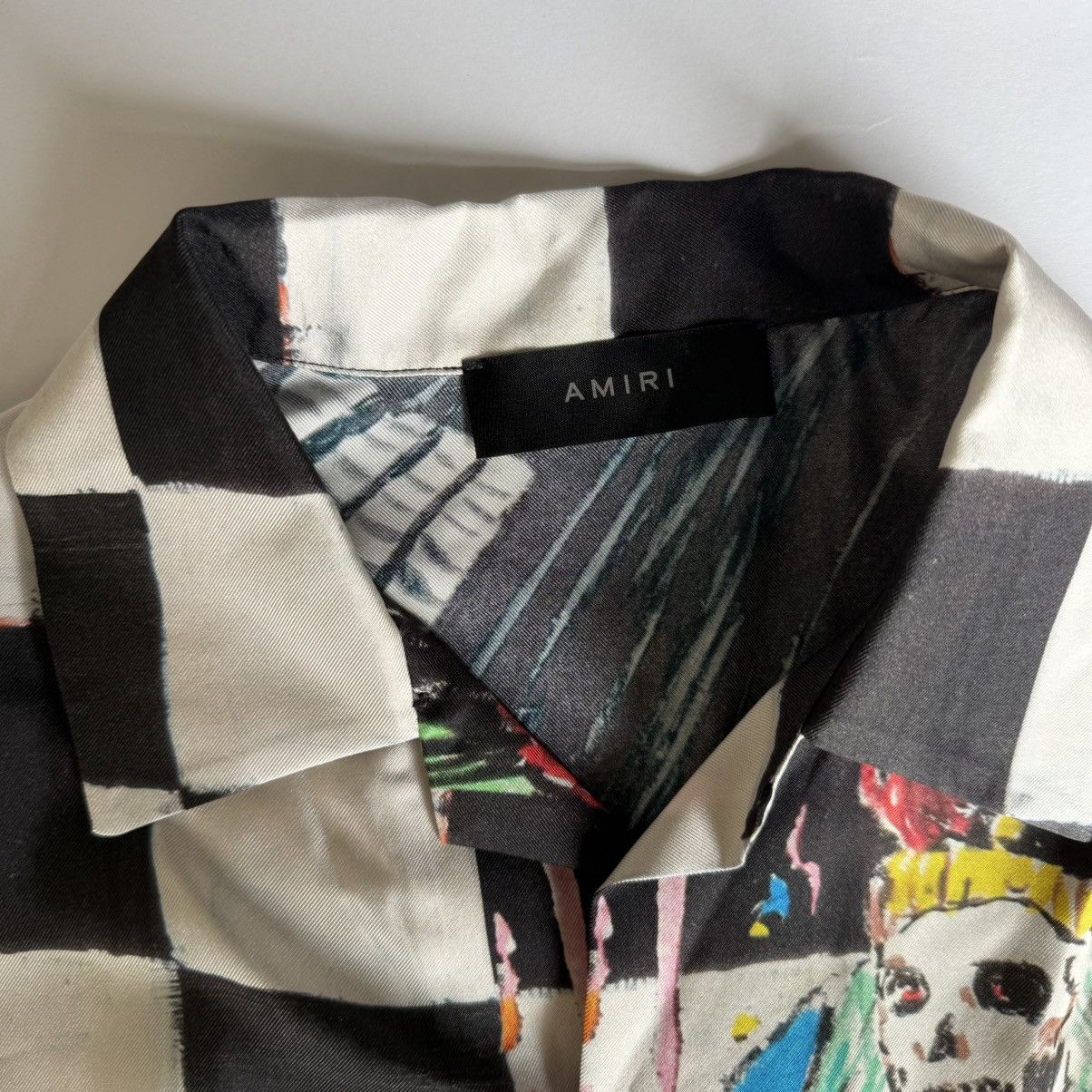 Amiri Amiri x Wes Lang Skull Silk Bowling Shirt Size US XL / EU 56 / 4 - 4 Thumbnail