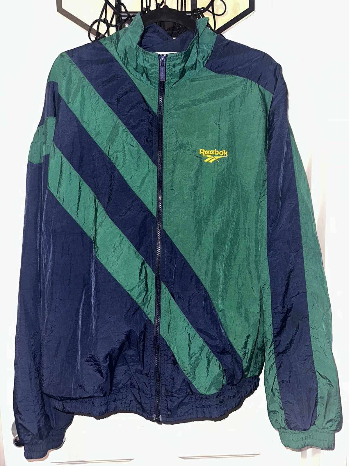 Reebok × Vintage Vintage Reebok Windbreaker Size US XL / EU 56 / 4 - 1 Thumbnail