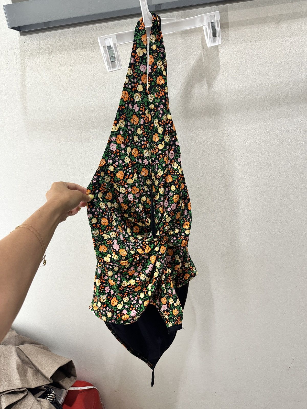 Ganni Ganni Floral Multi Color Bodysuit Top/size 36 Size S / US 4 / IT 40 - 2 Thumbnail