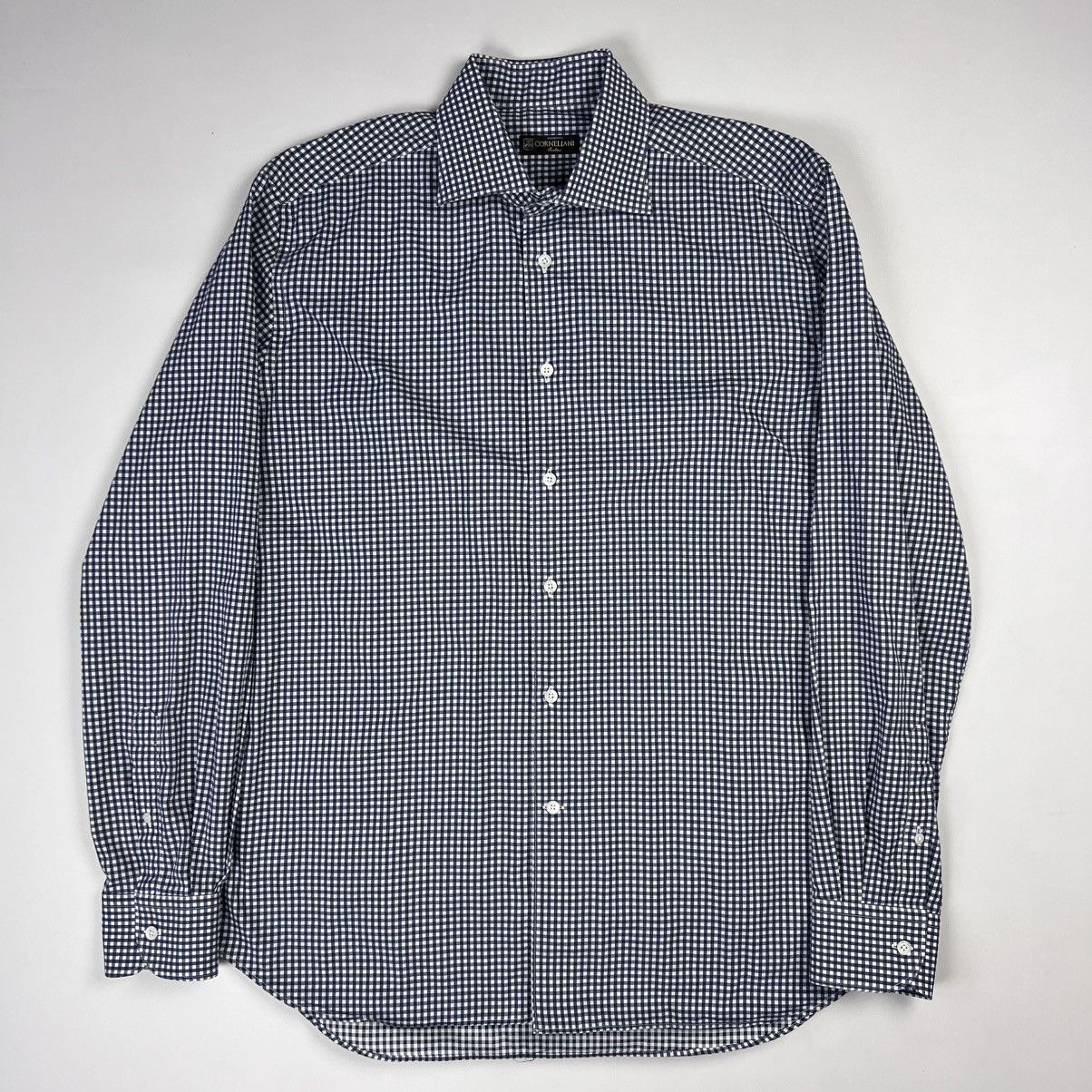Corneliani Corneliani classic checked shirt Size US XL / EU 56 / 4 - 2 Thumbnail