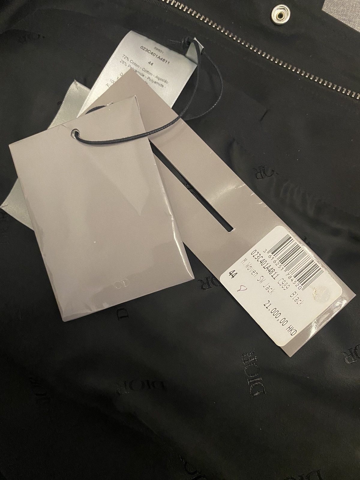 Dior Dior black jacket with removable oblique collar 44 Size US S / EU 44-46 / 1 - 10 Thumbnail