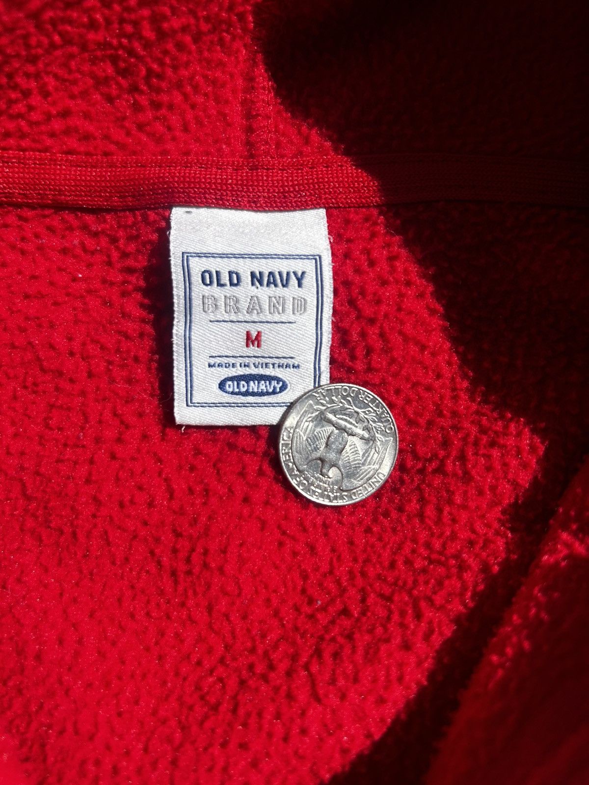 Old Navy × Vintage Red old navy zip up Size US L / EU 52-54 / 3 - 3 Thumbnail