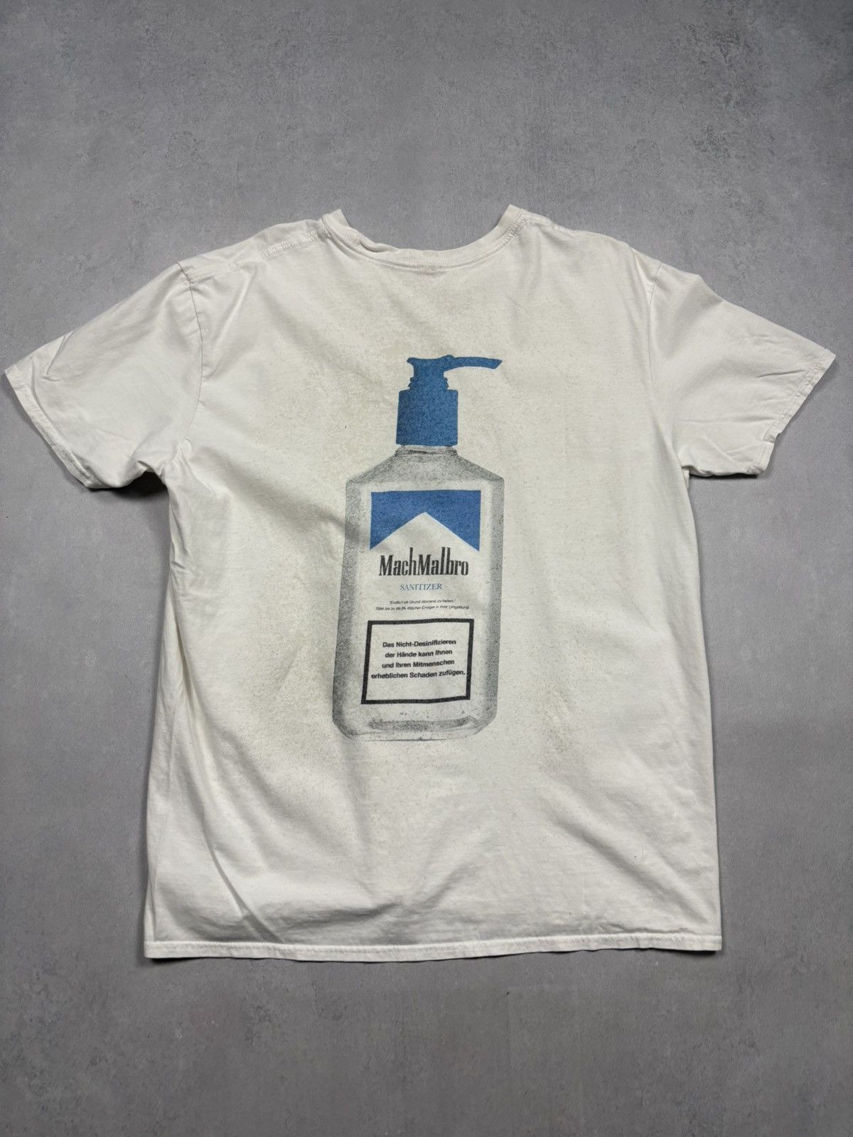 Marlboro Marlboro MachMalbro Sanitizer Graphic T-Shirt Vintage 00s XL Size US XL / EU 56 / 4 - 1 Thumbnail