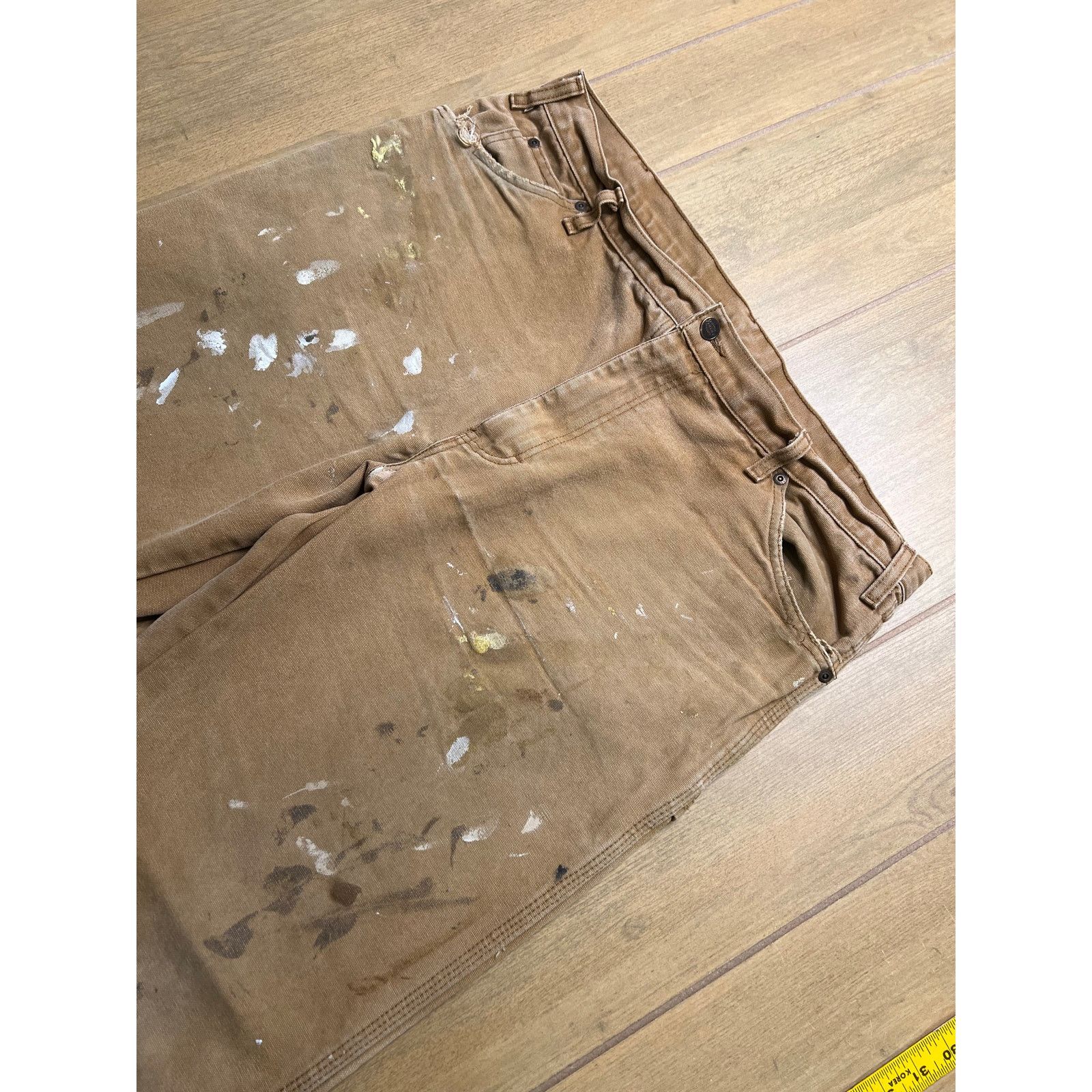 Dickies Vintage Dickies work pants 38x30 paint splatter distressed Size US 38 / EU 54 - 3 Thumbnail