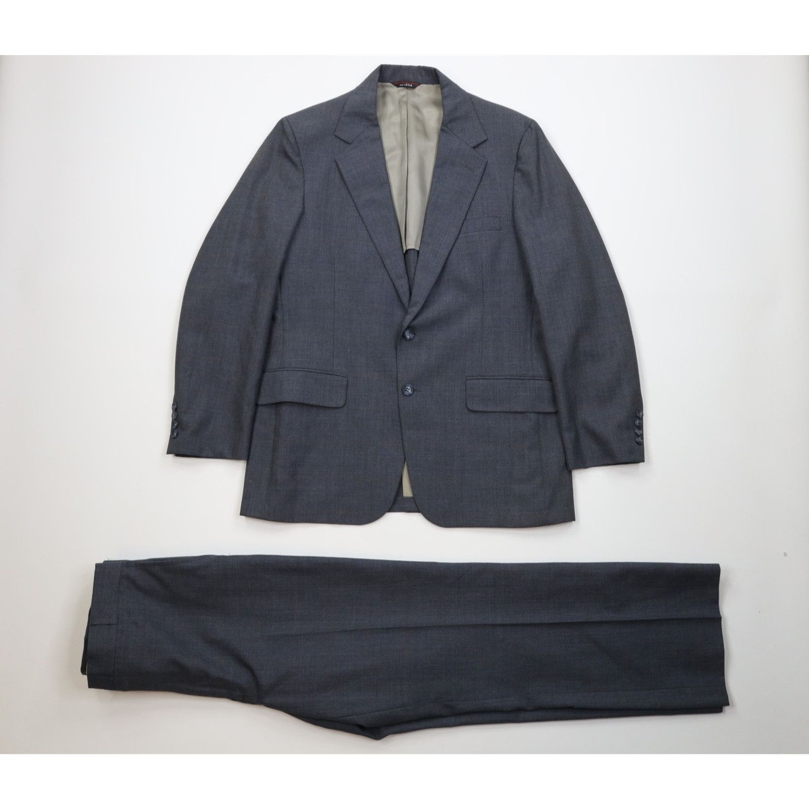 Vintage Vintage 70s Streetwear 2 Piece Wool Suit Rainbow Plaid Size 40R - 1 Thumbnail
