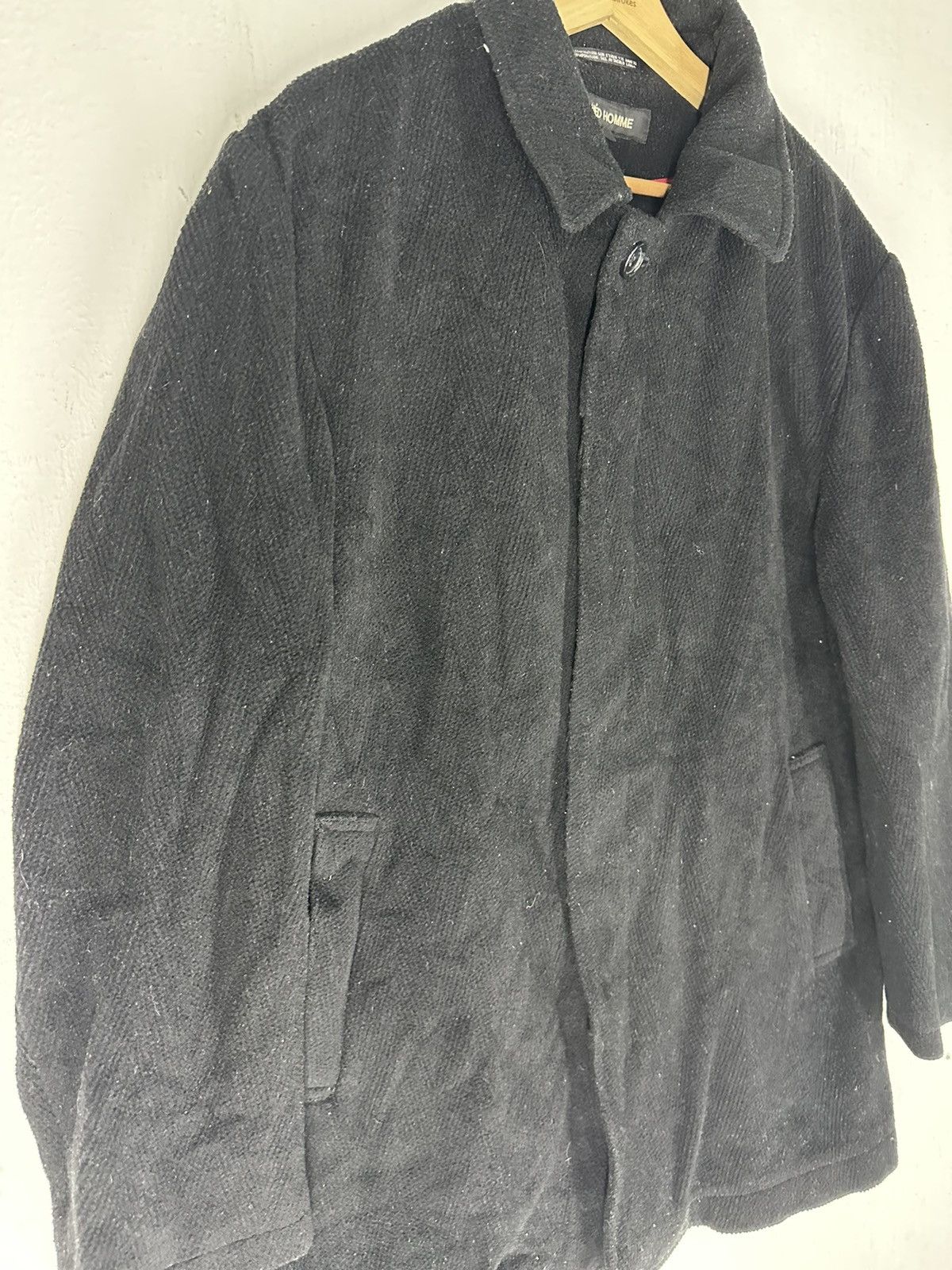 Yohji Yamamoto Ined Homme by Yohji Yamamoto Wool Coat Jacket Size US L / EU 52-54 / 3 - 3 Thumbnail