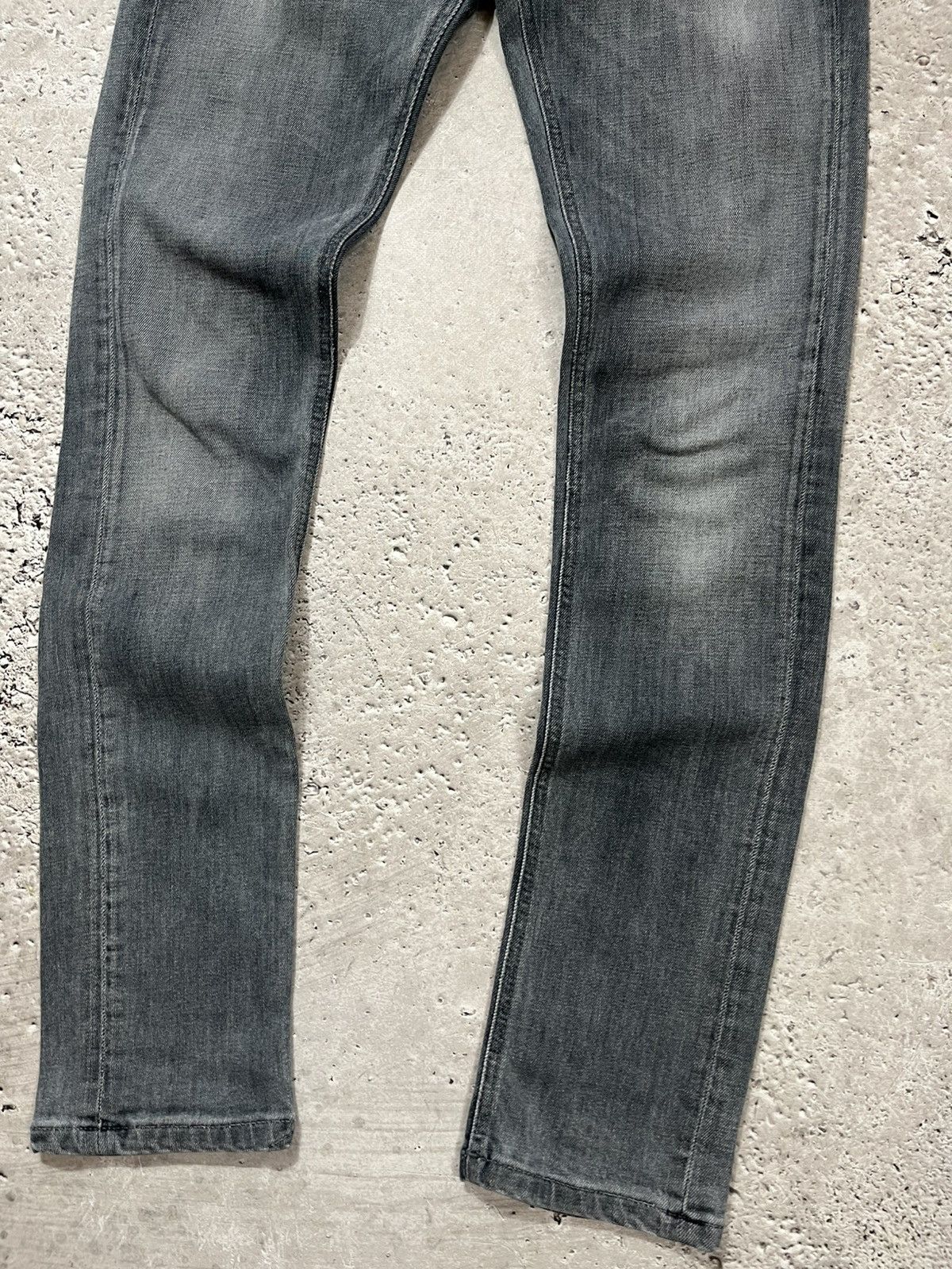 Nudie Jeans Nudie Jeans W29 L30 Grey Washed Skinny Fit Stretch Denim Size US 29 - 8 Thumbnail