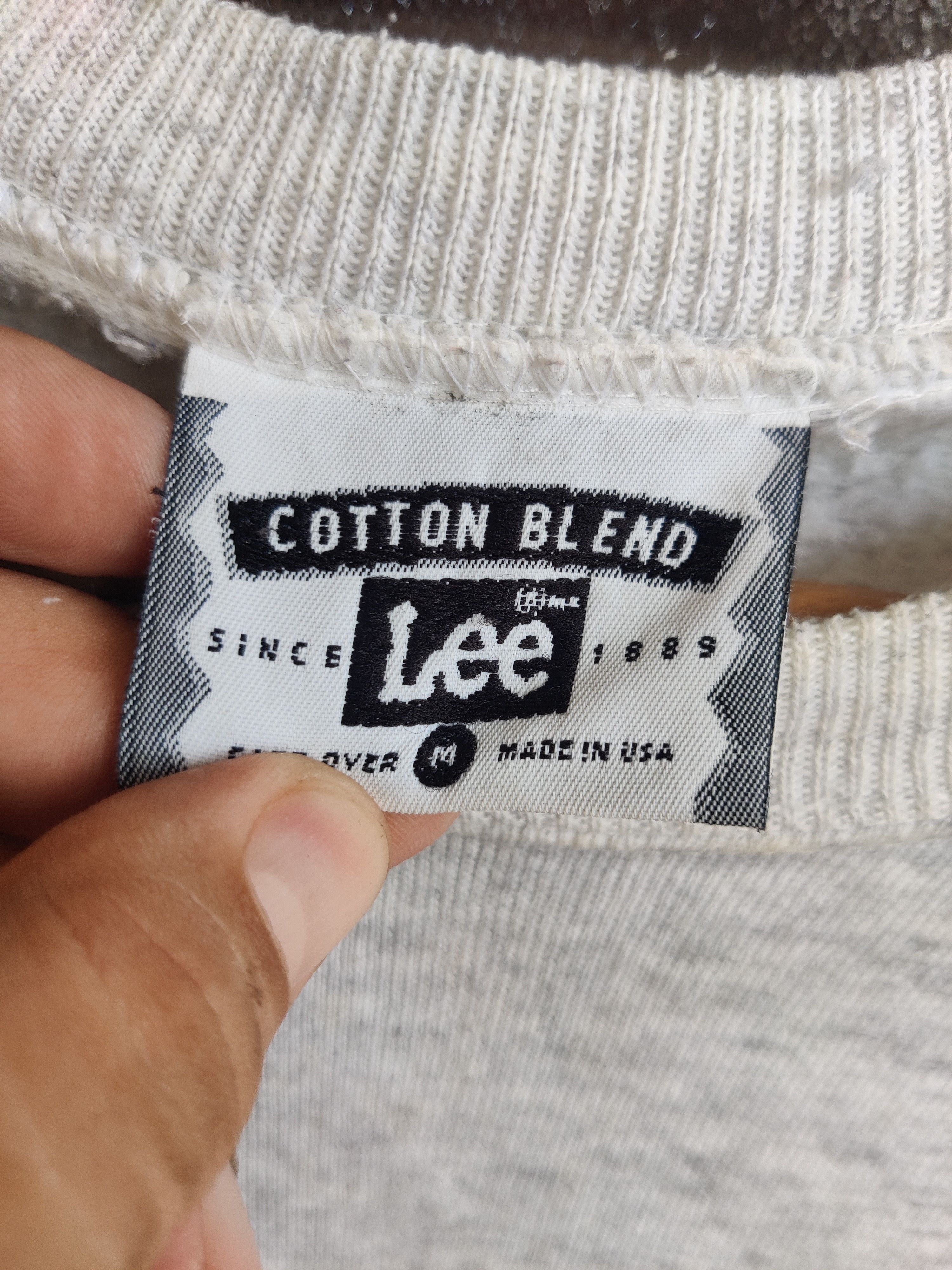 Lee Vintage Archival 90's Lee Big Logo Crewneck Sweatshirt Size US M / EU 48-50 / 2 - 9 Thumbnail