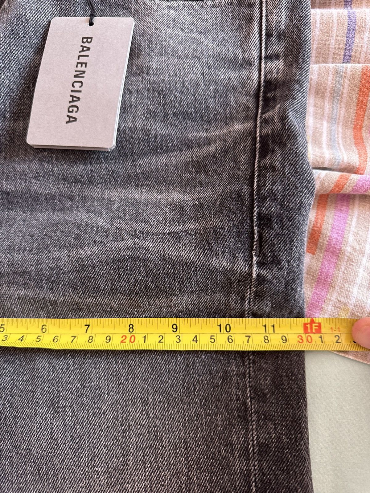 Balenciaga [XS] Fall22 The Lost Tape Gray flared jeans Size US 31 - 17 Thumbnail
