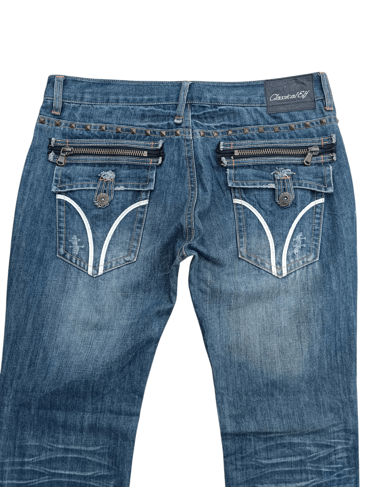Japanese Brand RARE JAPANESE BRAND FADED CLAWMARK STUD DENIM E261 Size US 36 / EU 52 - 10 Thumbnail