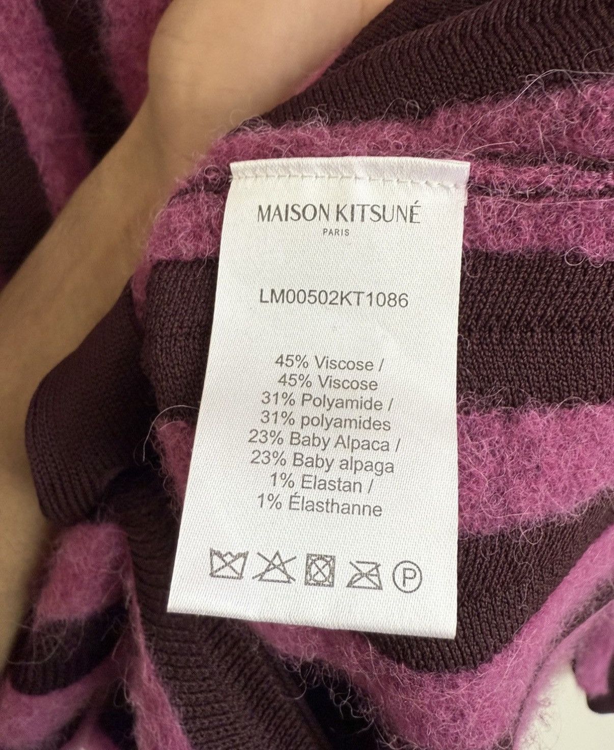 Maison Kitsune Maison kitsune striped comfort cardigan Size US M / EU 48-50 / 2 - 6 Thumbnail