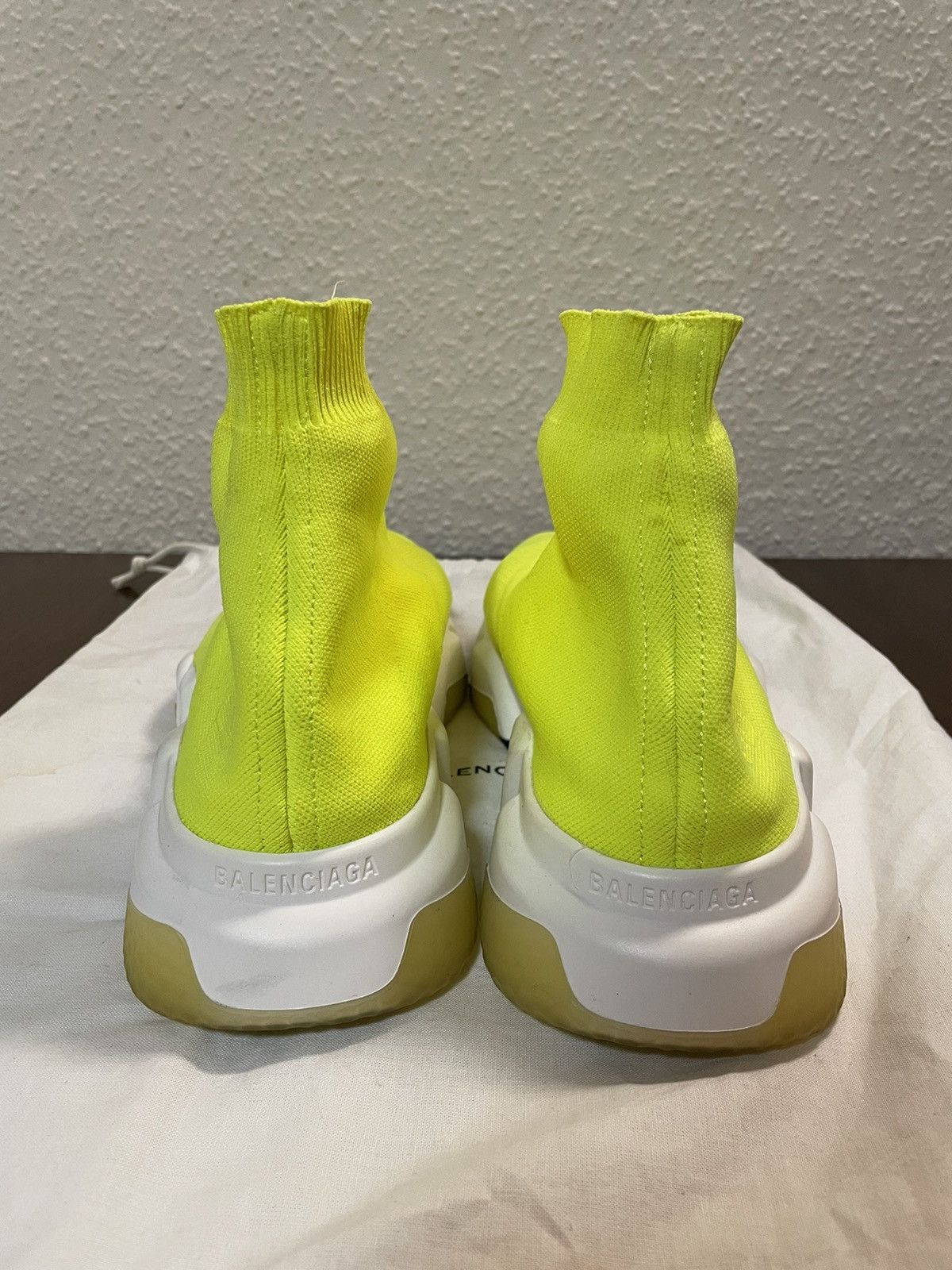 Balenciaga Balenciaga Speed Trainers Neon Green Size US 8 / EU 41 - 4 Thumbnail