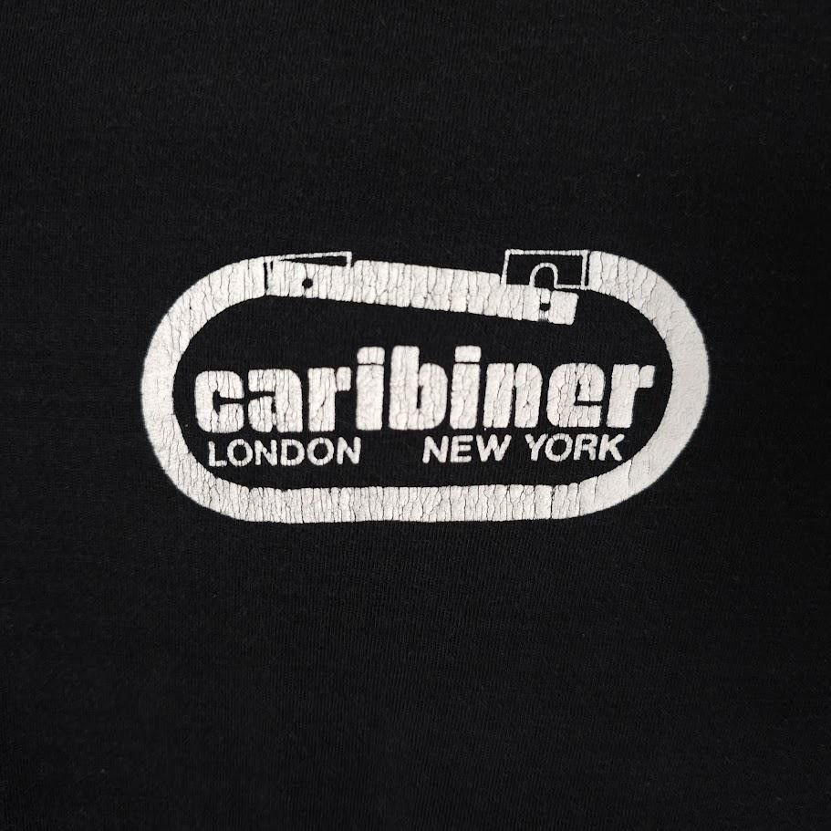 Vintage Vintage Caribiner T Shirt Mens Size Medium Black Mountain Size US M / EU 48-50 / 2 - 3 Thumbnail