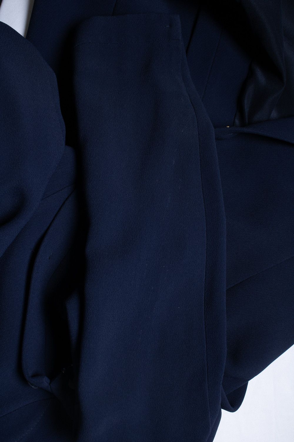 Miu Miu Miu Miu, blue jacket with belt and sequinned collar Size M / US 6-8 / IT 42-44 - 7 Thumbnail