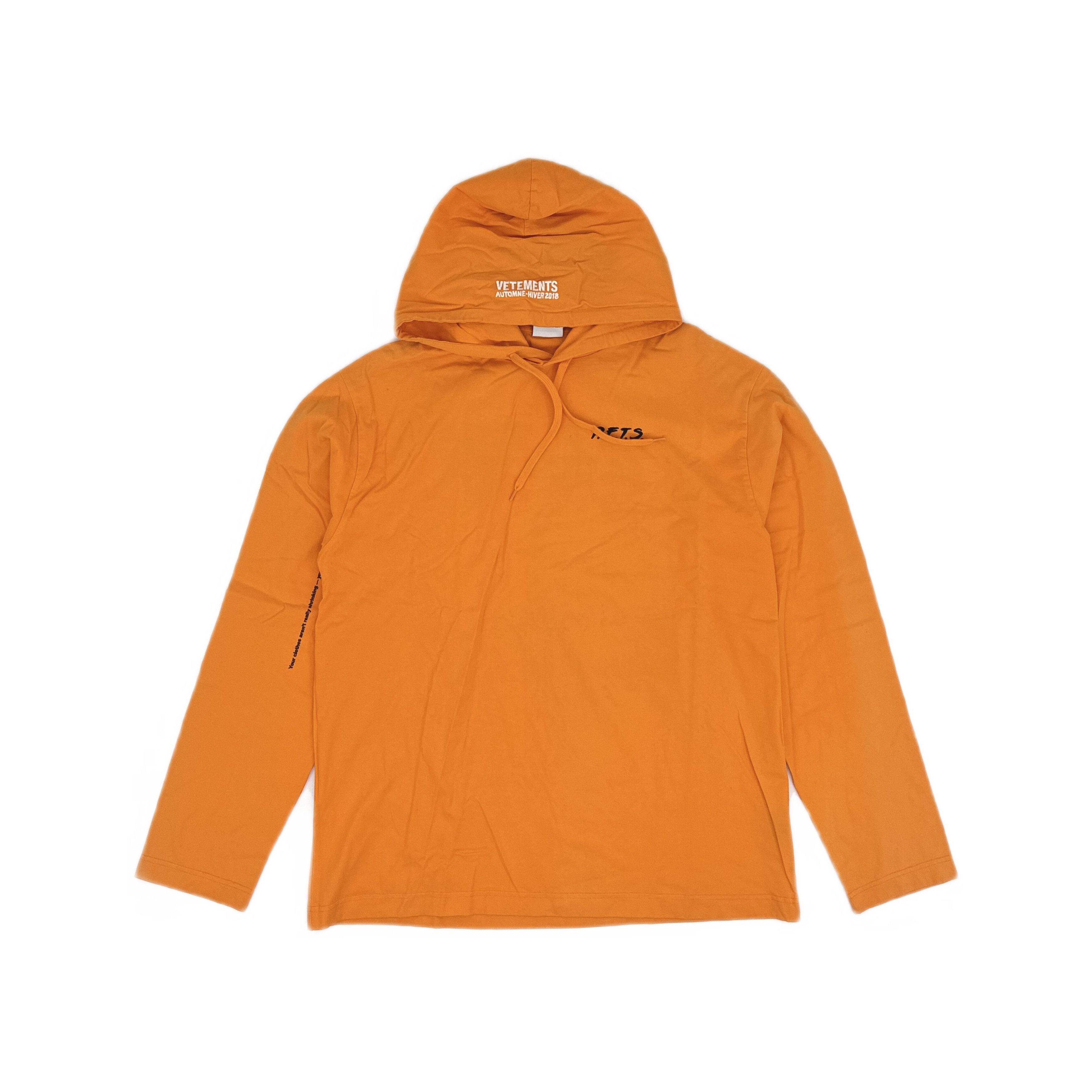 Vetements Vetements P.E.T.S. Long Sleeve Hoodie Size S Size US S / EU 44-46 / 1 - 1 Thumbnail