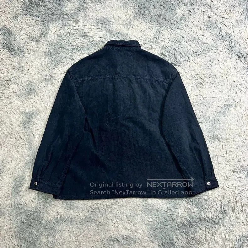 Prada Prada Corduroy Shirt with Triangle Logo. Size US L / EU 52-54 / 3 - 2 Thumbnail