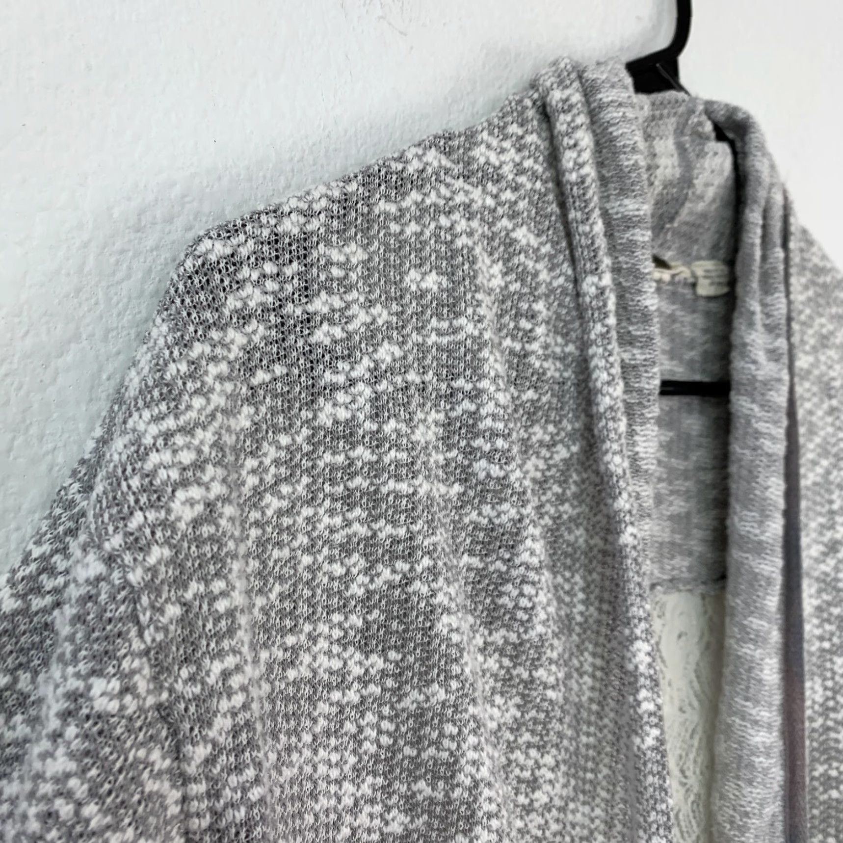 Miss Me VINTAGE Miss Me Cardigan Shirt Womens L Gray Marled Knit Open-Knit Cowgirl Western Boho Y2K 90s Vintage Fall/Winter/Casual Size L / US 10 / IT 46 - 5 Thumbnail
