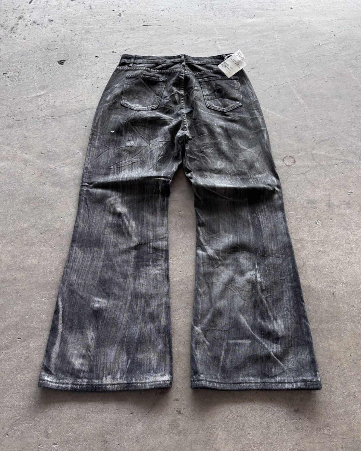 If Six Was Nine × Japanese Brand × Le Grande Bleu (L.G.B.) 2000s BNWT Da Tian Xin Studio Flared Denim Pants Size US 32 / EU 48 - 5 Thumbnail