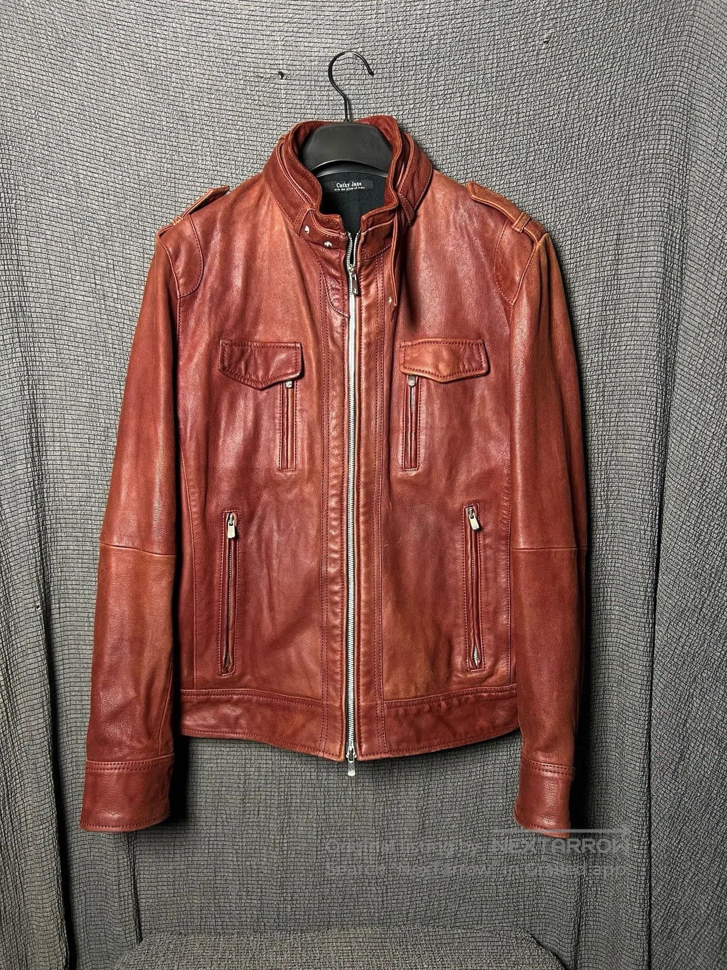 Other CATHY JANE Leather Jacket. Size US L / EU 52-54 / 3 - 1 Thumbnail
